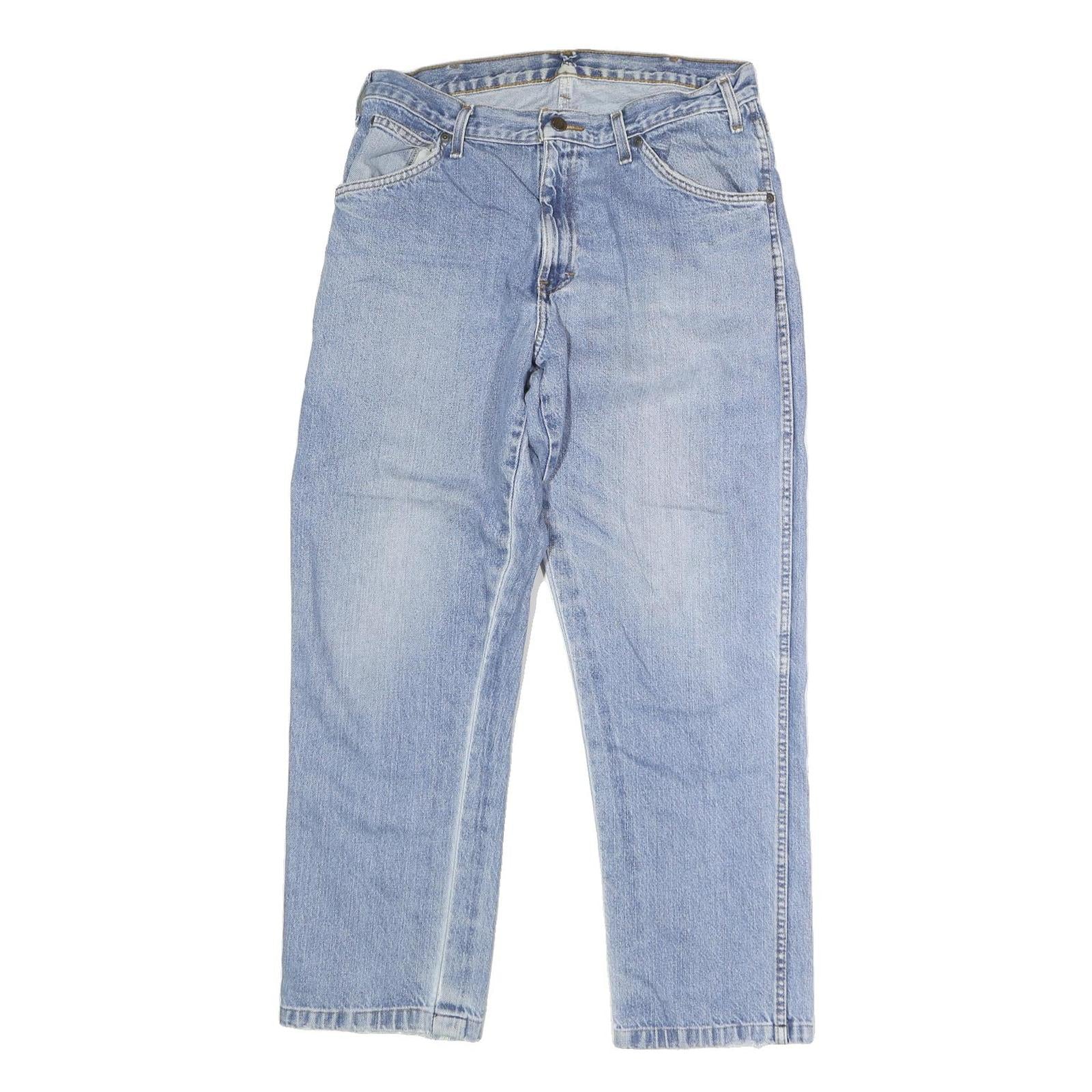 DICKIES Mens Regular Fit Blue Denim Jeans W32 L28 Button Closure Relaxed Cotton Refurbished - N/A refurbished available on Cerqular