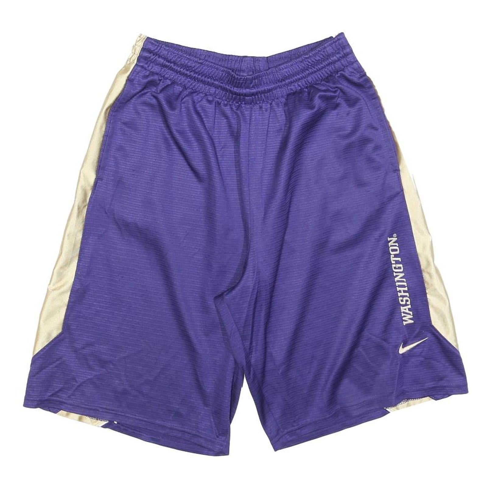 NIKE Mens Purple Cream Sports Shorts M W28 Washington Print Refurbished - N/A refurbished available on Cerqular