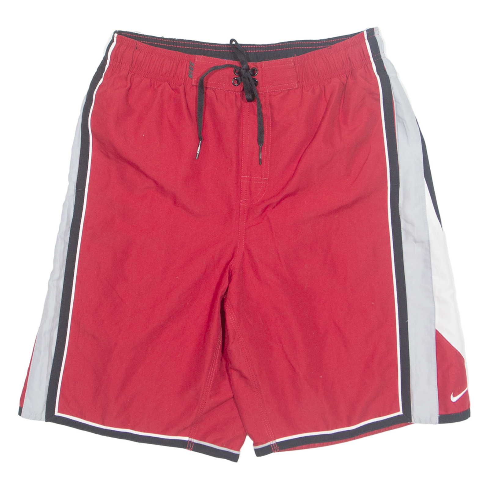 NIKE Mesh Lined Mens Swimming Shorts Red Relaxed M W30 Refurbished - N/A refurbished available on Cerqular