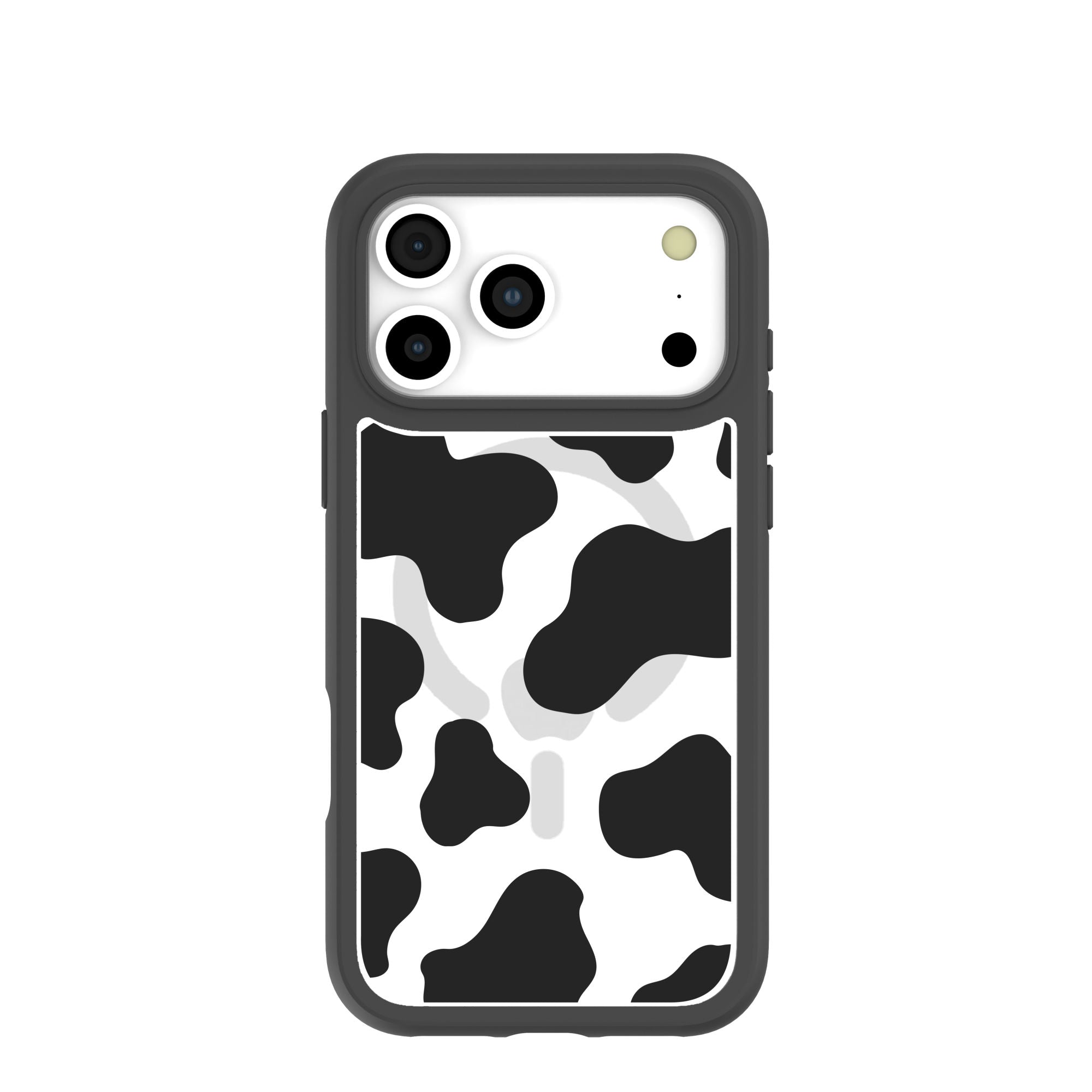 Clear Moo Mood iPhone 17 Pro Max Case With Noir Ridge (MagSafe included) Refurbished - Pela Case refurbished available on Cerqular
