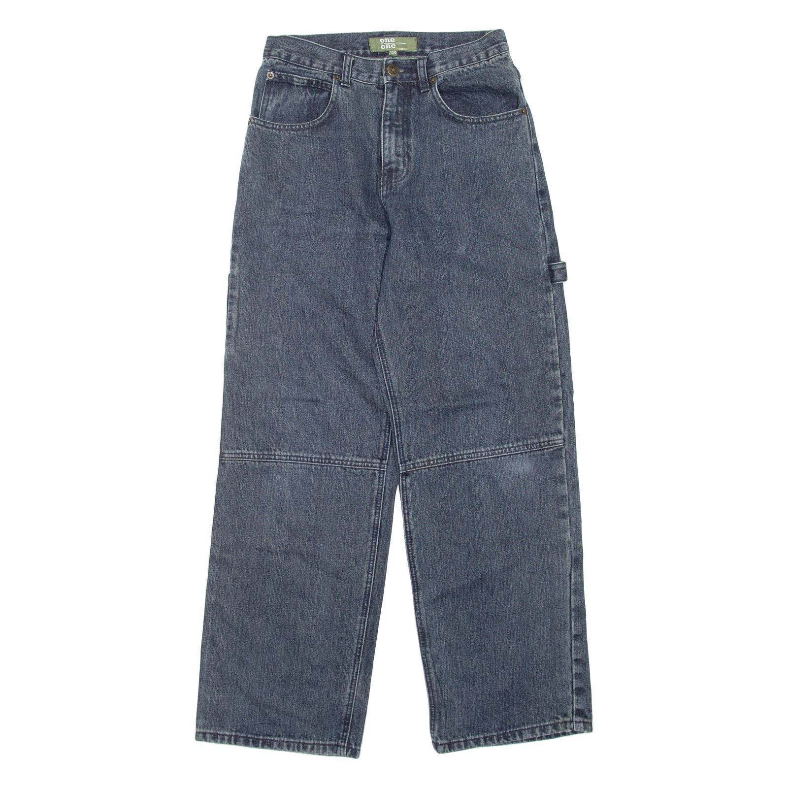 ONE BY ONE Womens Jeans Blue Regular Straight W27 L29 Refurbished - N/A refurbished available on Cerqular