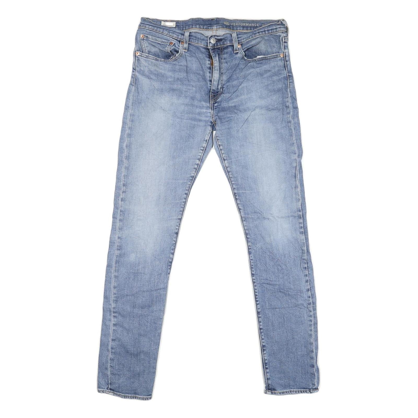 LEVI'S 512 BIG E Mens Jeans Blue Regular Skinny Denim Medium W34 L36 Classic Fit Refurbished - N/A refurbished available on Cerqular