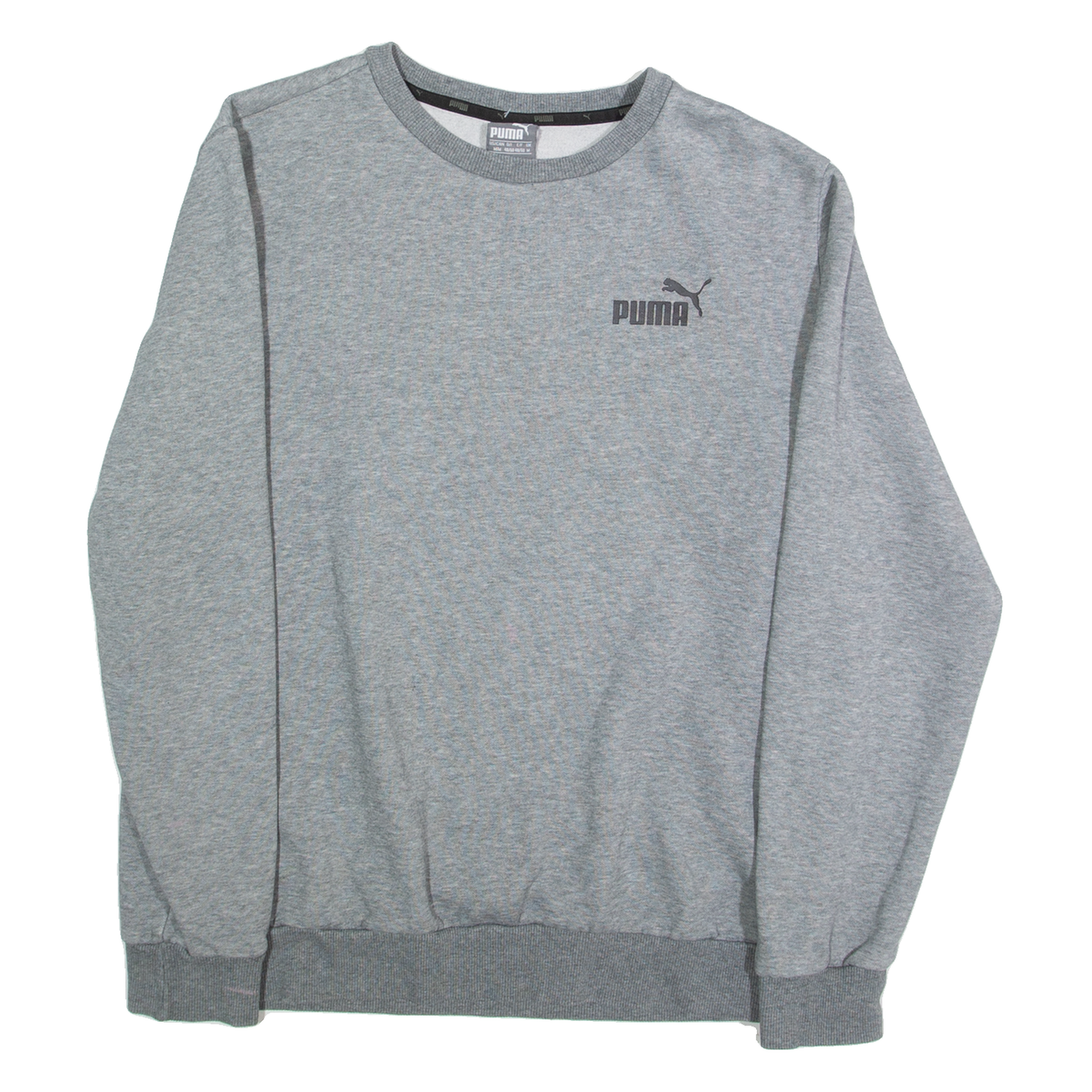 PUMA Mens Sweatshirt Grey M Refurbished - N/A refurbished available on Cerqular