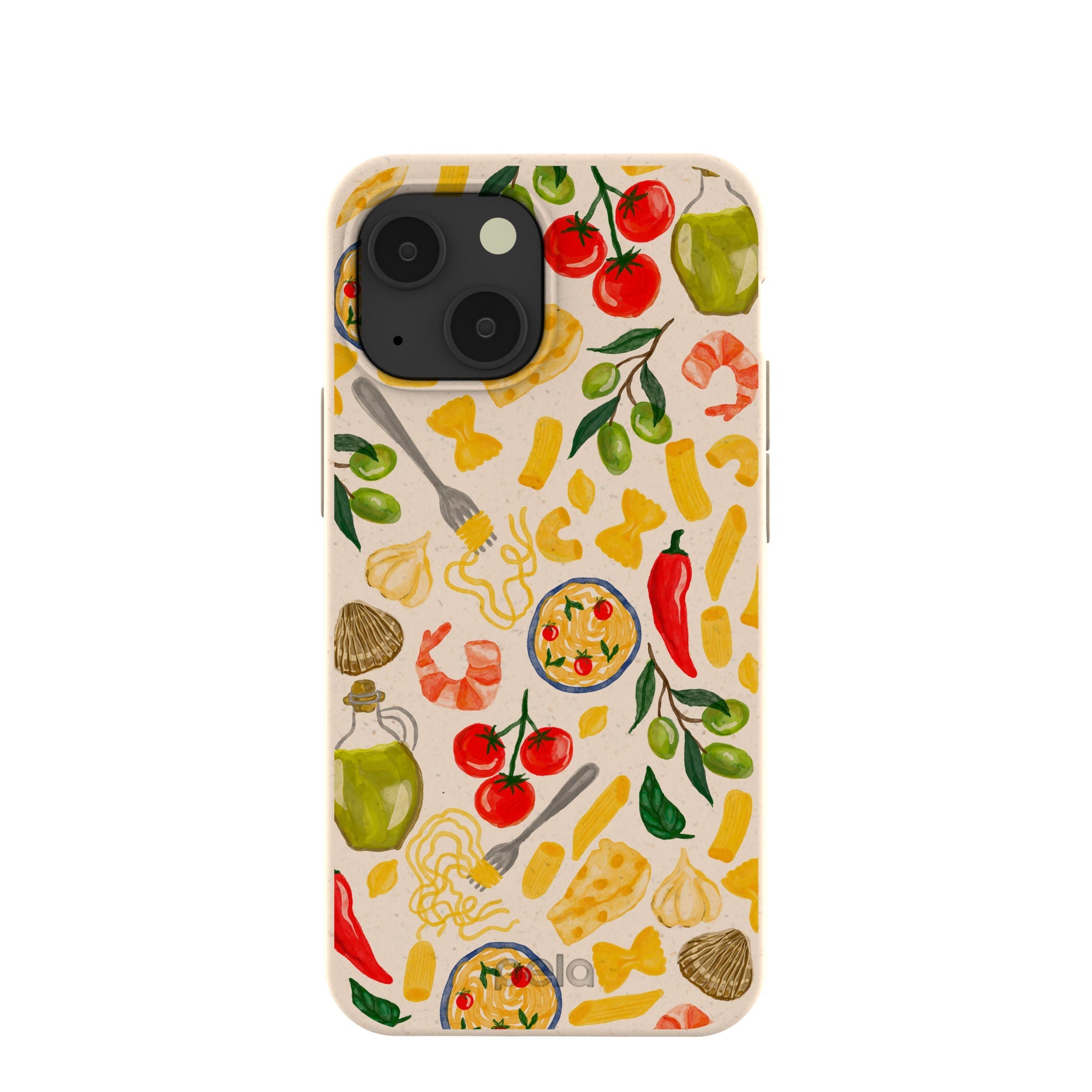 Seashell Pasta Alchemy iPhone 13 Mini Case Refurbished - Pela Case refurbished available on Cerqular