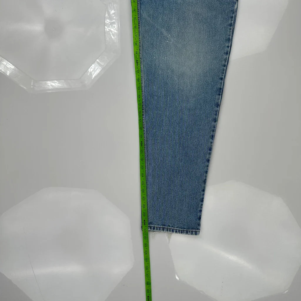 Guess Jeans - 33W 30L Blue Cotton Refurbished - Thrifted (note: this is a term often used to describe second- refurbished available on Cerqular