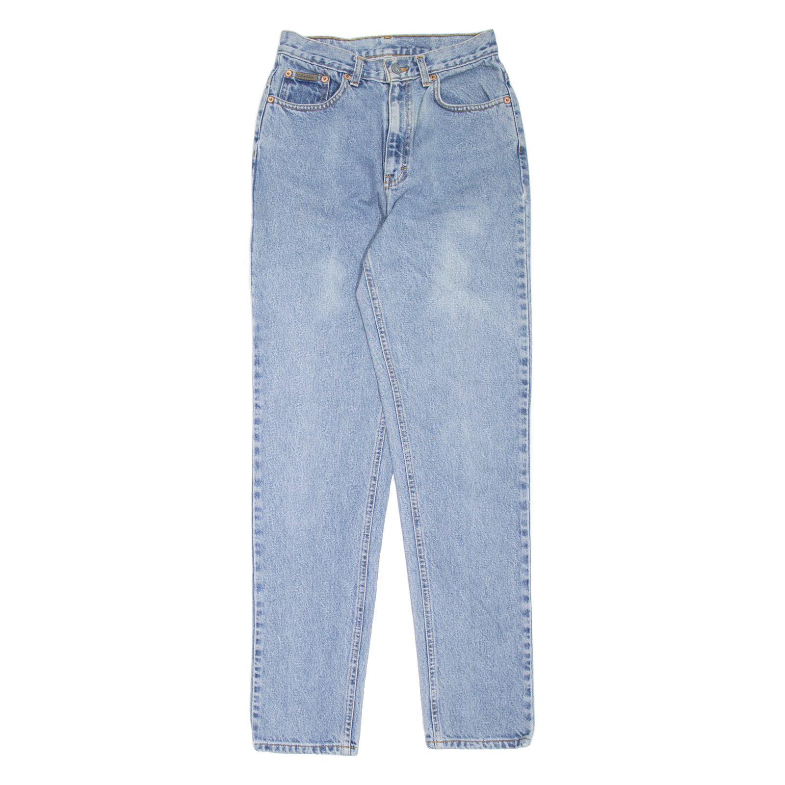 CALVIN KLEIN JEANS Womens Jeans Blue Regular Mom W25 L31 Refurbished - N/A refurbished available on Cerqular