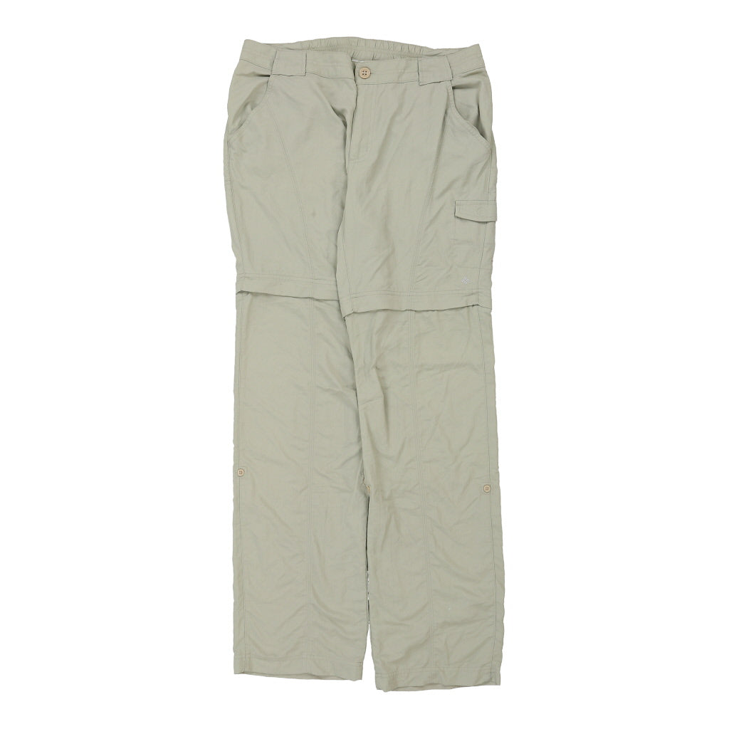 Columbia Cargo Trousers - Large Green Nylon Refurbished - Thrifted (note: this is a term often used to describe second- refurbished available on Cerqular