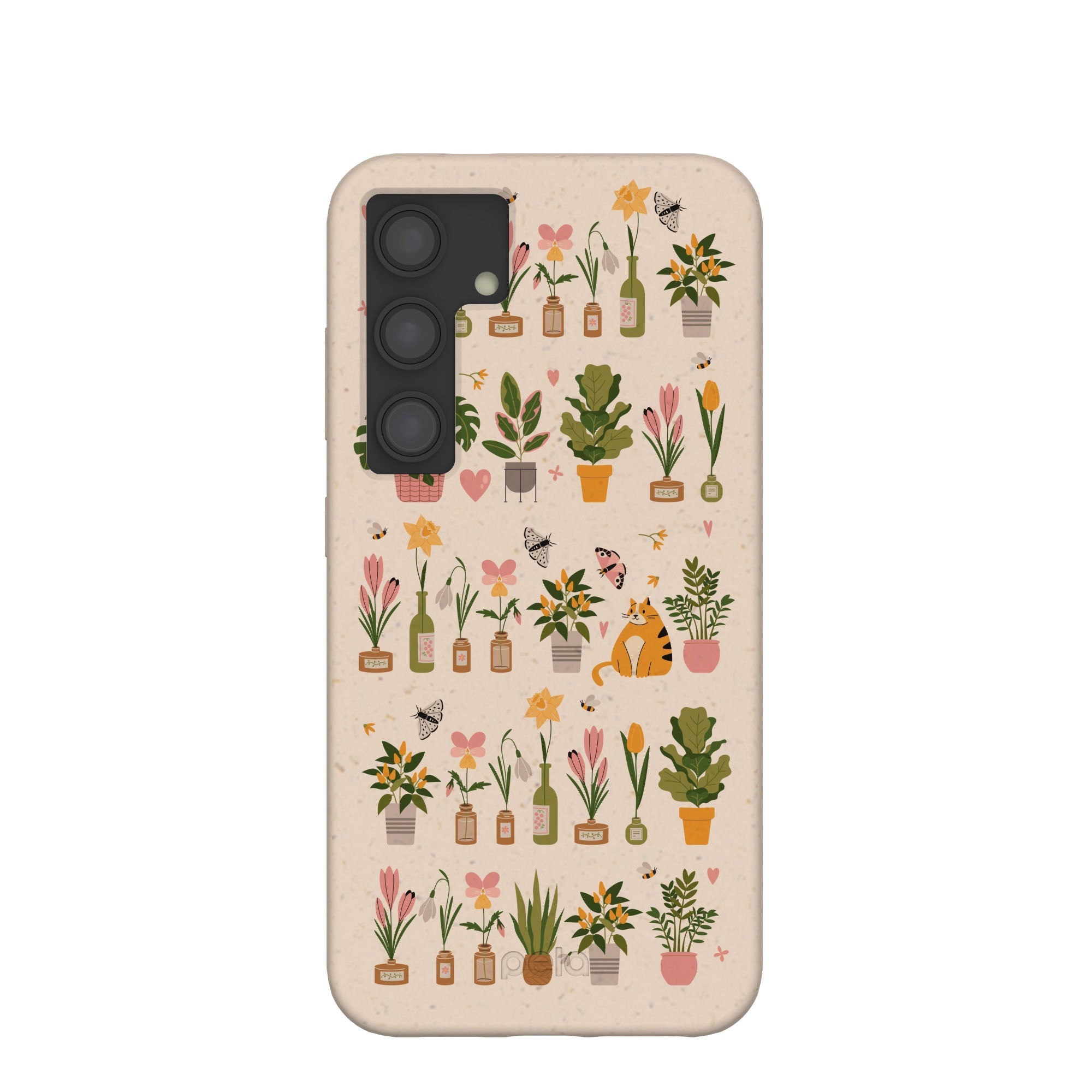Seashell Plants and Blooms Samsung Galaxy S24 Case Refurbished - Pela Case refurbished available on Cerqular