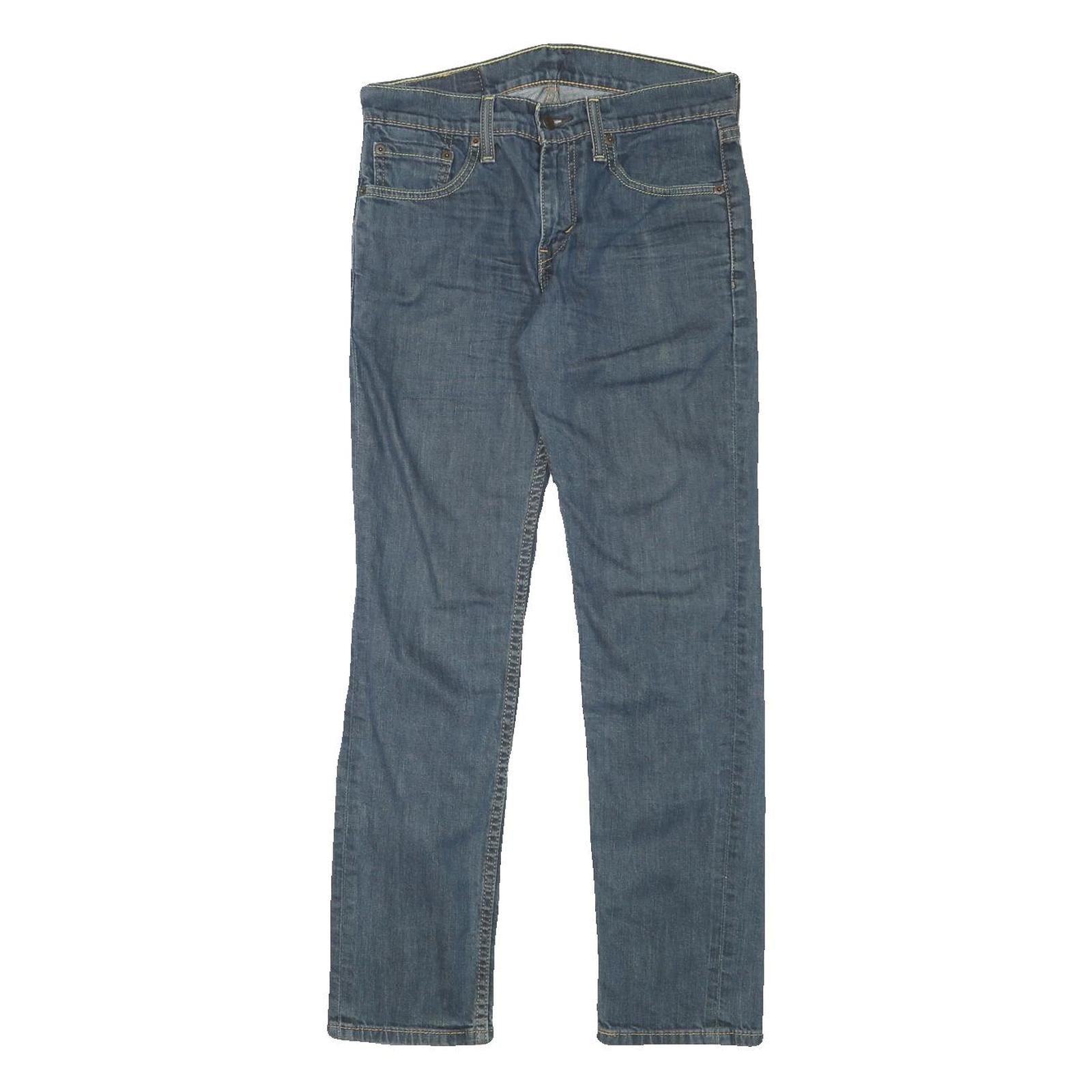 LEVI'S 511 Mens Jeans Blue Slim Skinny Denim Medium W28 L28 Zip Pocket Refurbished - N/A refurbished available on Cerqular