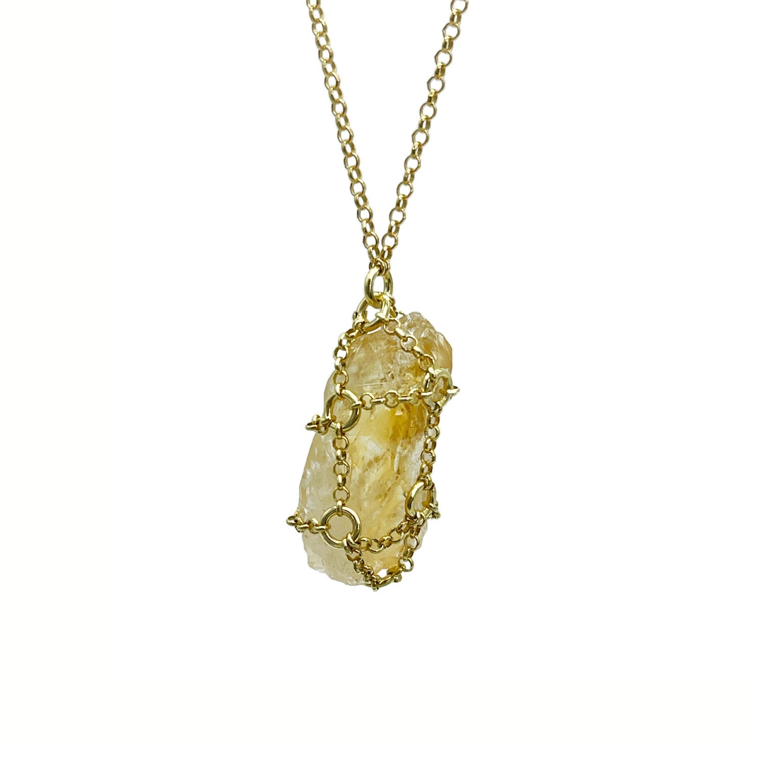 Buy Caged Citrine Necklace Refurbished - $125.00 Caged Citrine Necklace Refurbished - N/A (Note: There is no well-known brand with this name refurbished available on Cerqular
