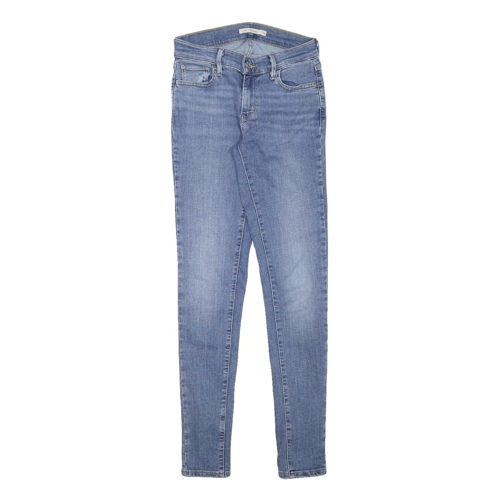 LEVI'S Womens Jeans Blue Slim Skinny Denim Medium W24 L29 Classic Zip Cotton Refurbished - N/A refurbished available on Cerqular