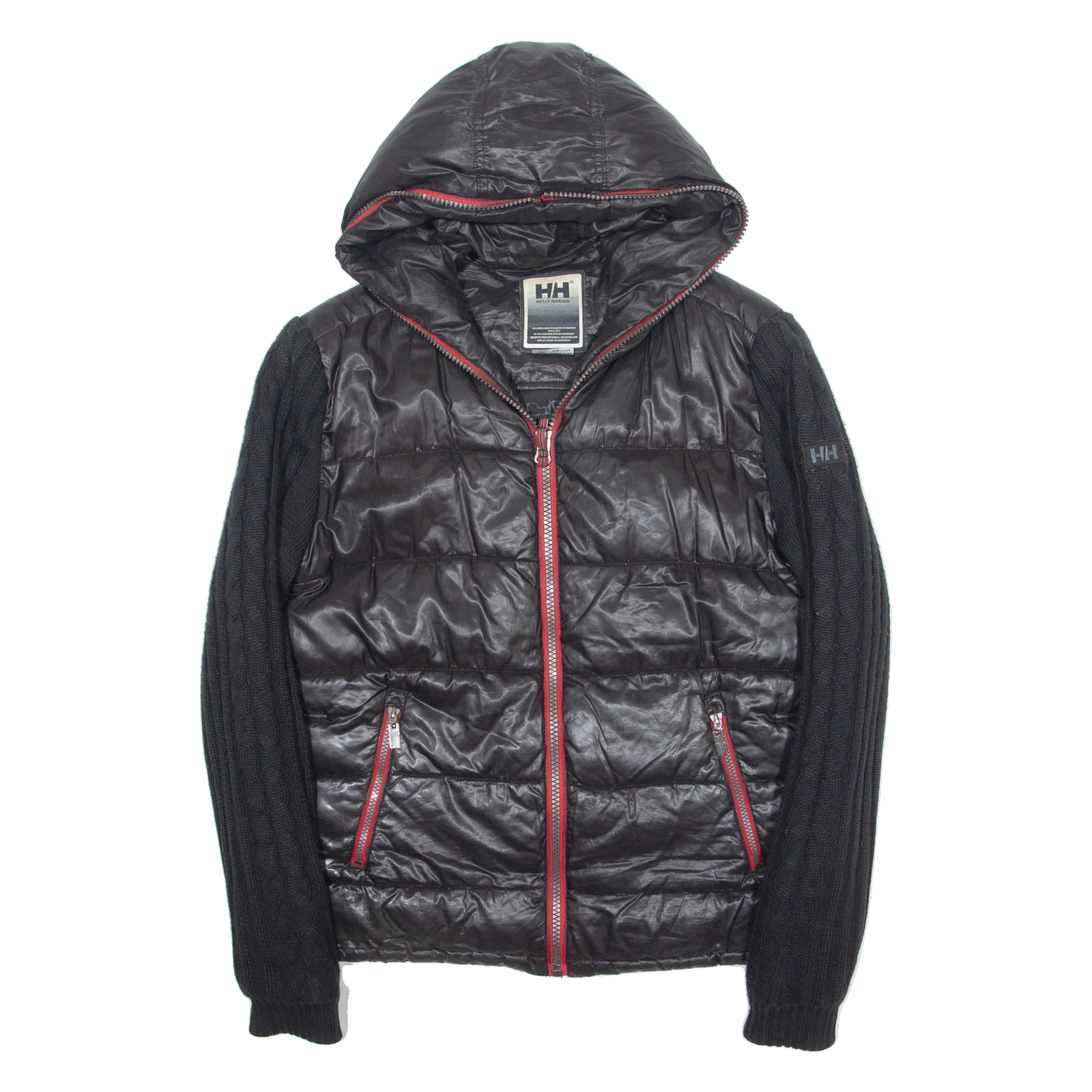 HELLY HANSEN Insulated Womens Puffer Coat Black Hooded M Refurbished - N/A refurbished available on Cerqular