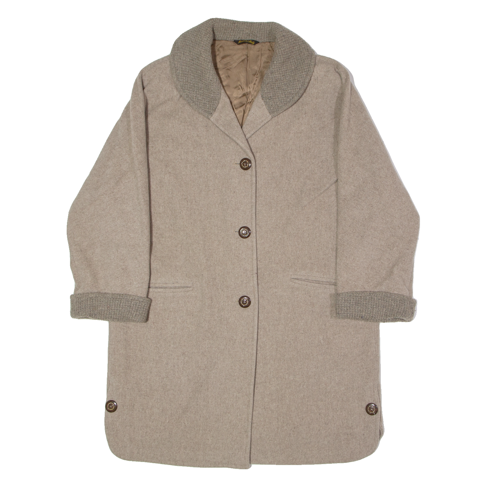 VINCI Womens Overcoat Coat Grey Wool UK 6 Refurbished - N/A refurbished available on Cerqular