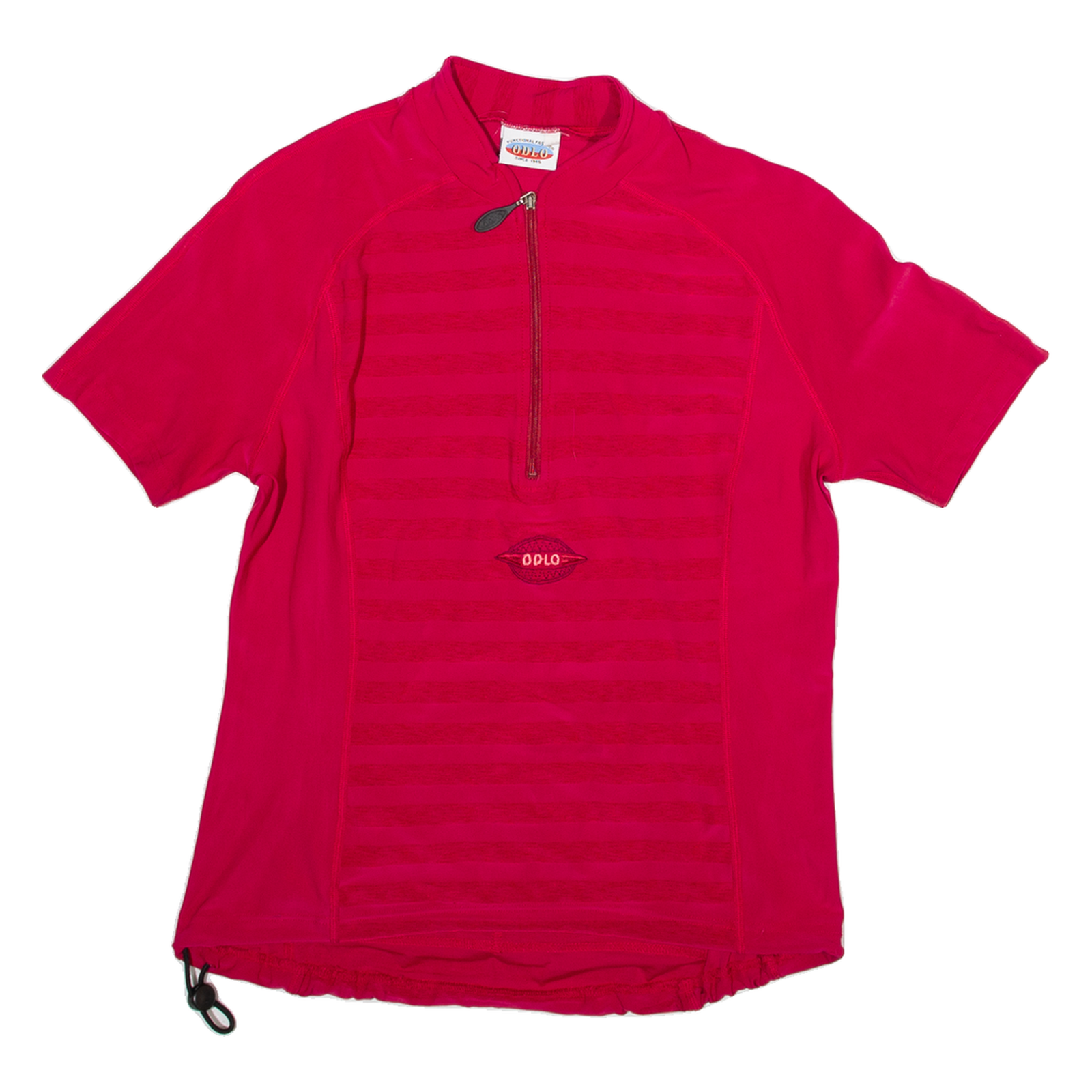 ODLO Mens Jersey Pink 1/4 Zip M Refurbished - N/A refurbished available on Cerqular
