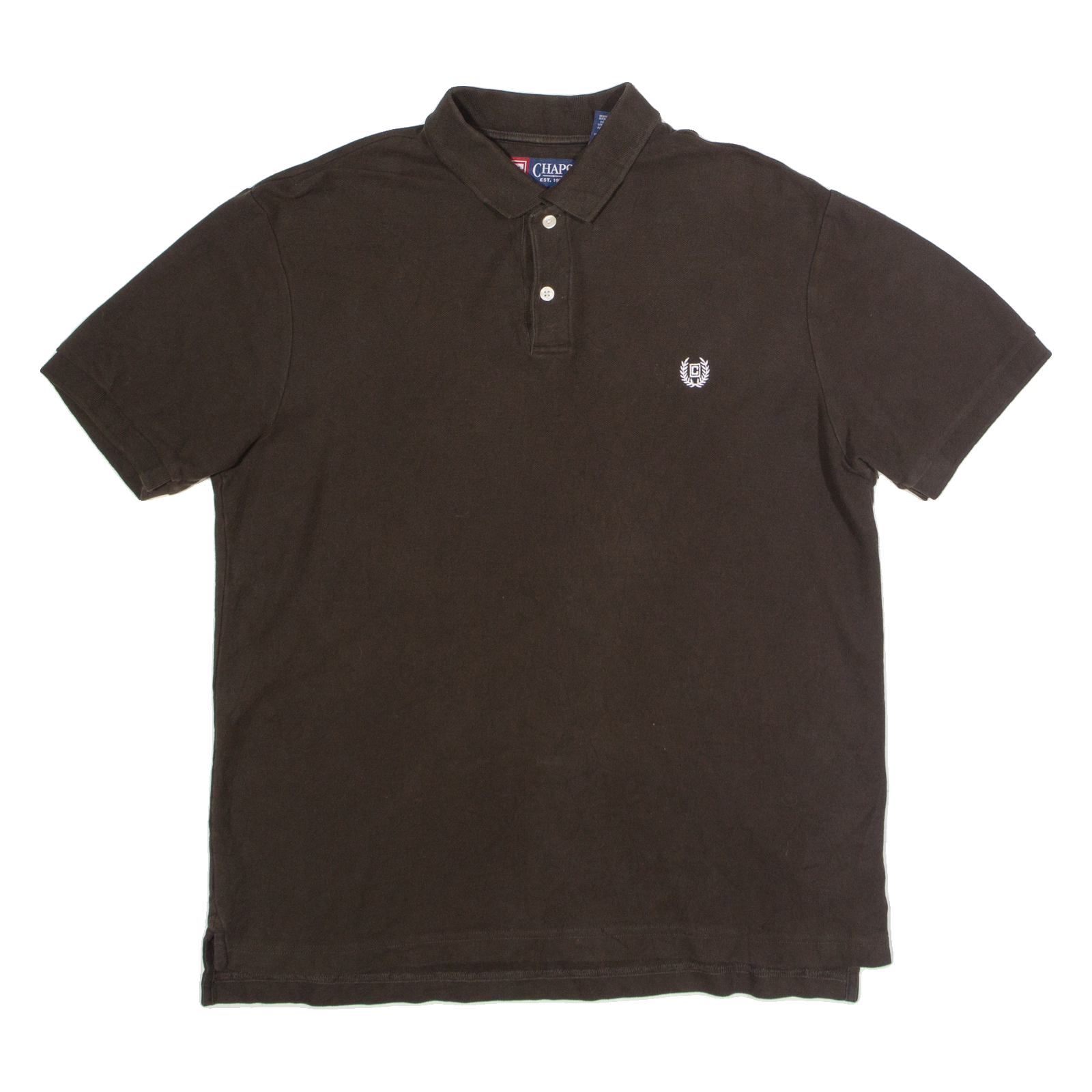 CHAPS Mens Polo Shirt Brown L Refurbished - N/A refurbished available on Cerqular