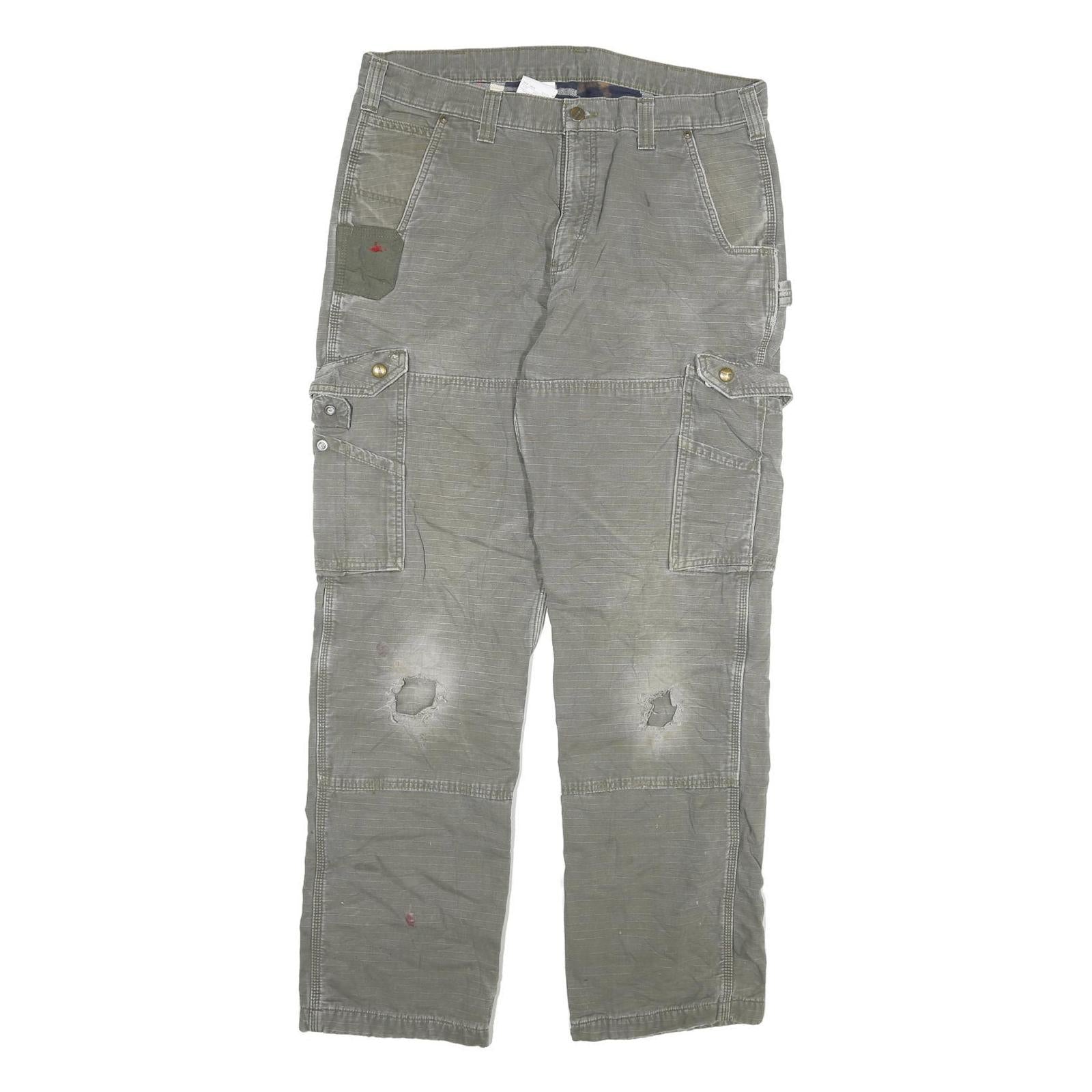 Buy CARHARTT Mens Cotton Blend Grey Relaxed Straight Trousers W36 L34 Workwear Refurbished - $40.29 CARHARTT Mens Cotton Blend Grey Relaxed Straight Trousers W36 L34 Workwear Refurbished - N/A refurbished available on Cerqular