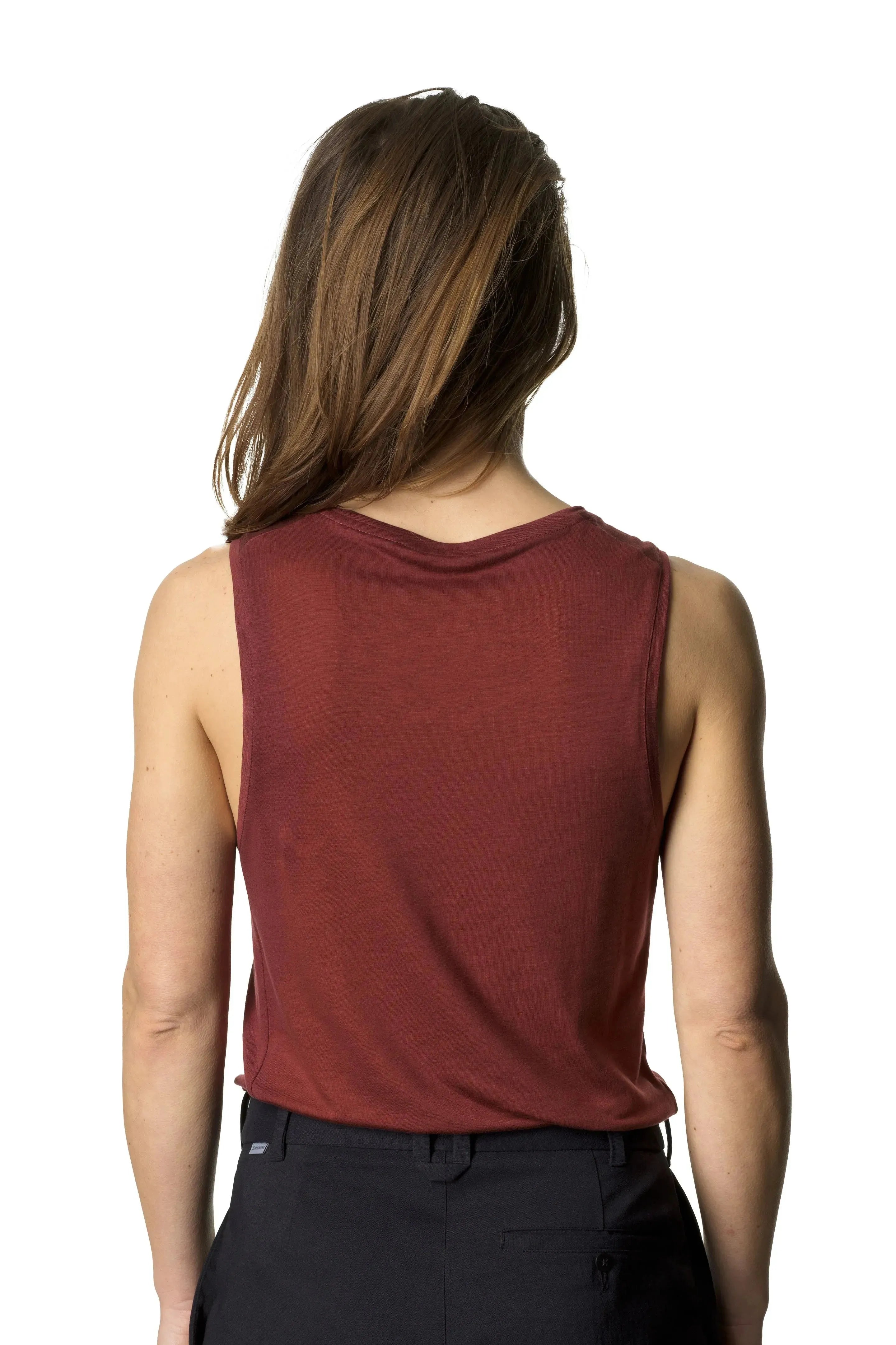 W's Tree Tank | Color: Terra Red | Size: S Refurbished - Houdini Sportswear refurbished available on Cerqular