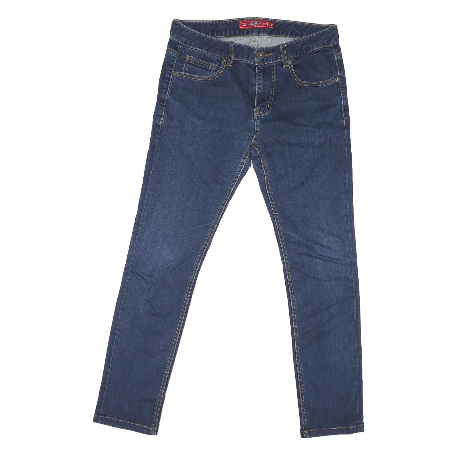 DICKIES Mens Jeans Blue Regular Skinny Denim W32 L28 Zip Cotton Blend Refurbished - N/A refurbished available on Cerqular