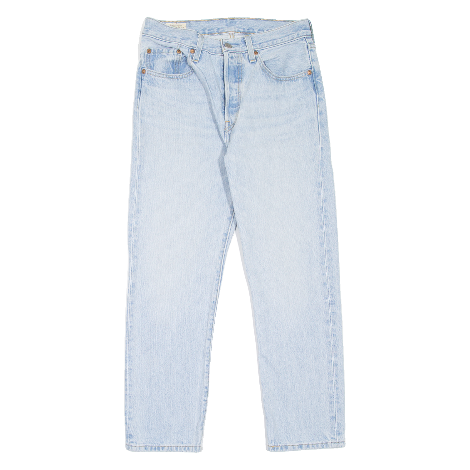 LEVI'S 501 BIG E Jeans Womens Blue Regular Straight Stone Wash W28 L25 Refurbished - N/A refurbished available on Cerqular