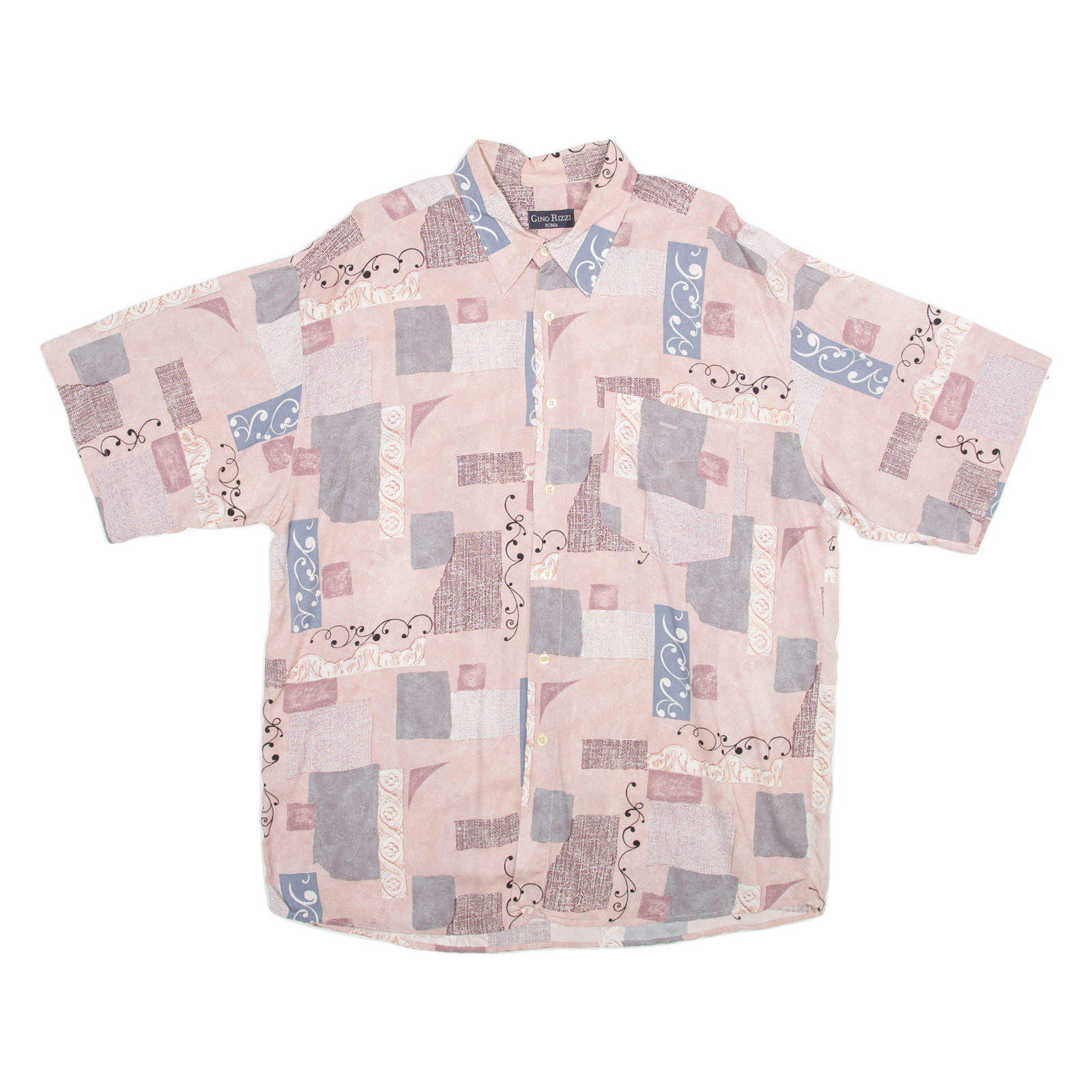 GINO RIZZI ROMA Mens Shirt Pink 2XL Refurbished - N/A refurbished available on Cerqular