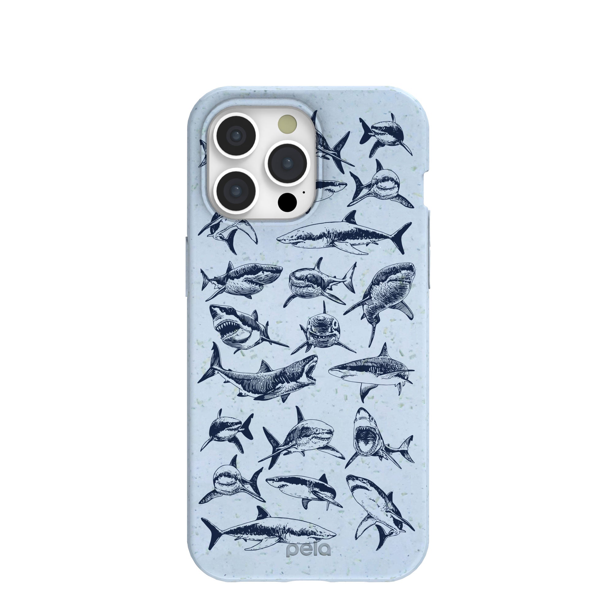 Powder Blue Great White iPhone 15 Pro Max Case Refurbished - Pela Case refurbished available on Cerqular