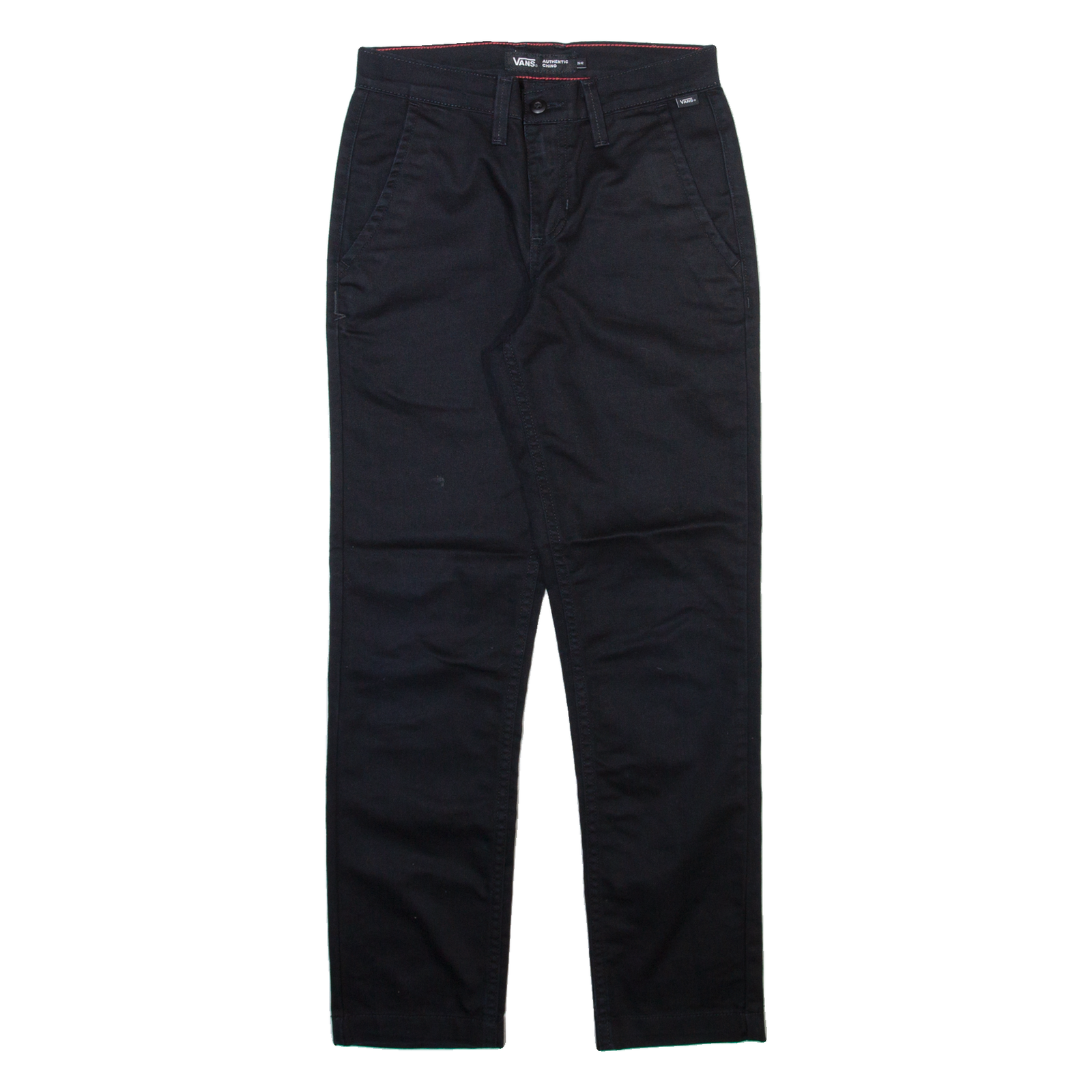 VANS Womens Trousers Black Slim Straight W26 L26 Refurbished - N/A refurbished available on Cerqular