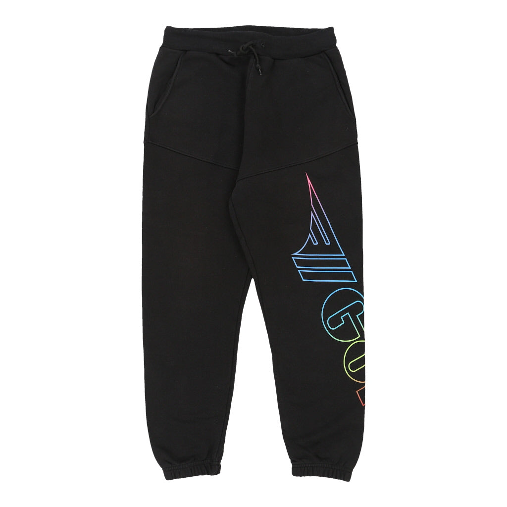 Gola Spellout Joggers - XL Black Cotton Blend Refurbished - Thrifted (note: this is a term often used to describe second- refurbished available on Cerqular