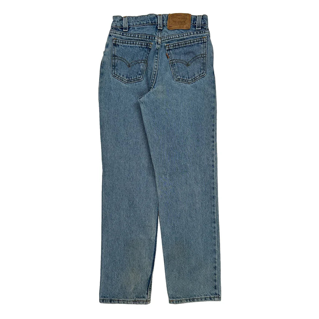 Levis 550 Jeans - 24W UK 6 Light Wash Cotton Refurbished - Thrifted (note: this is a term often used to describe second- refurbished available on Cerqular