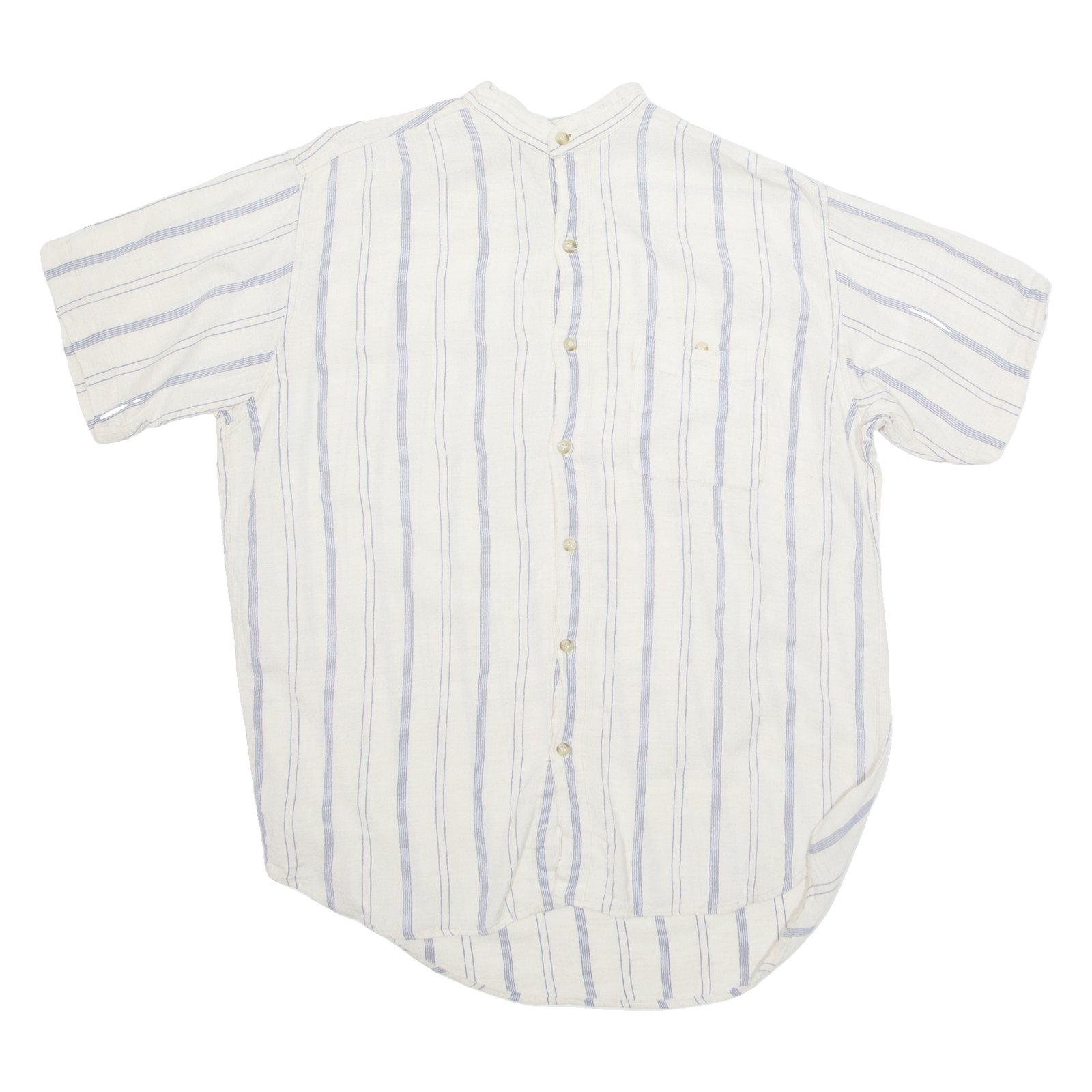 COUNTRY SPORT PRODUCTS Womens Printed Shirt Cream Button Neck Pinstripe M Refurbished - N/A refurbished available on Cerqular