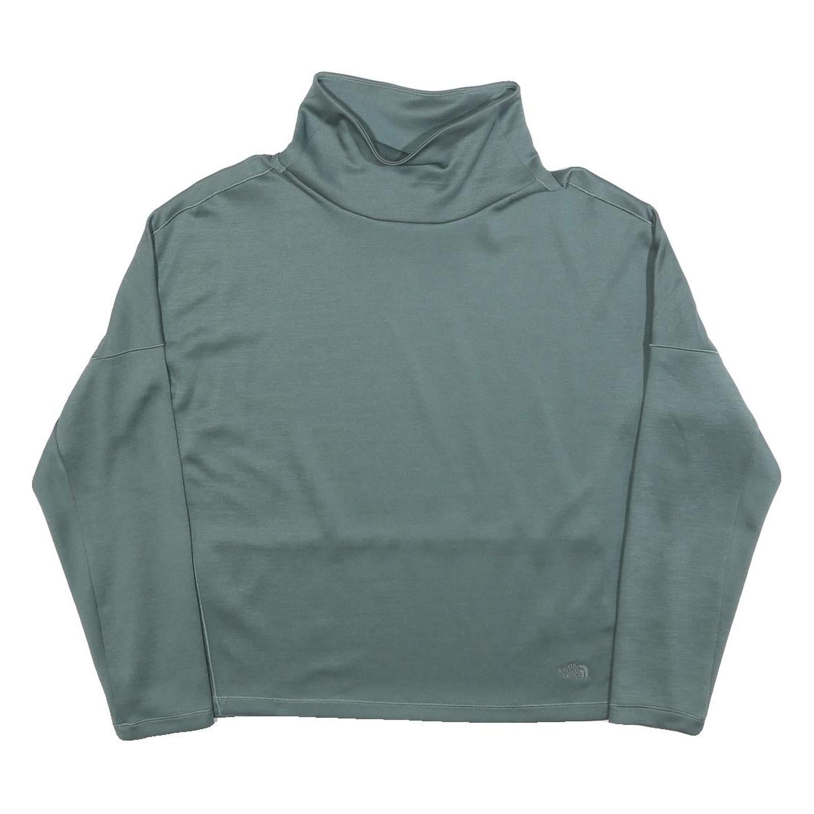 THE NORTH FACE Womens Blue Pullover Roll Neck Sweatshirt L Outdoor Casual Refurbished - N/A refurbished available on Cerqular