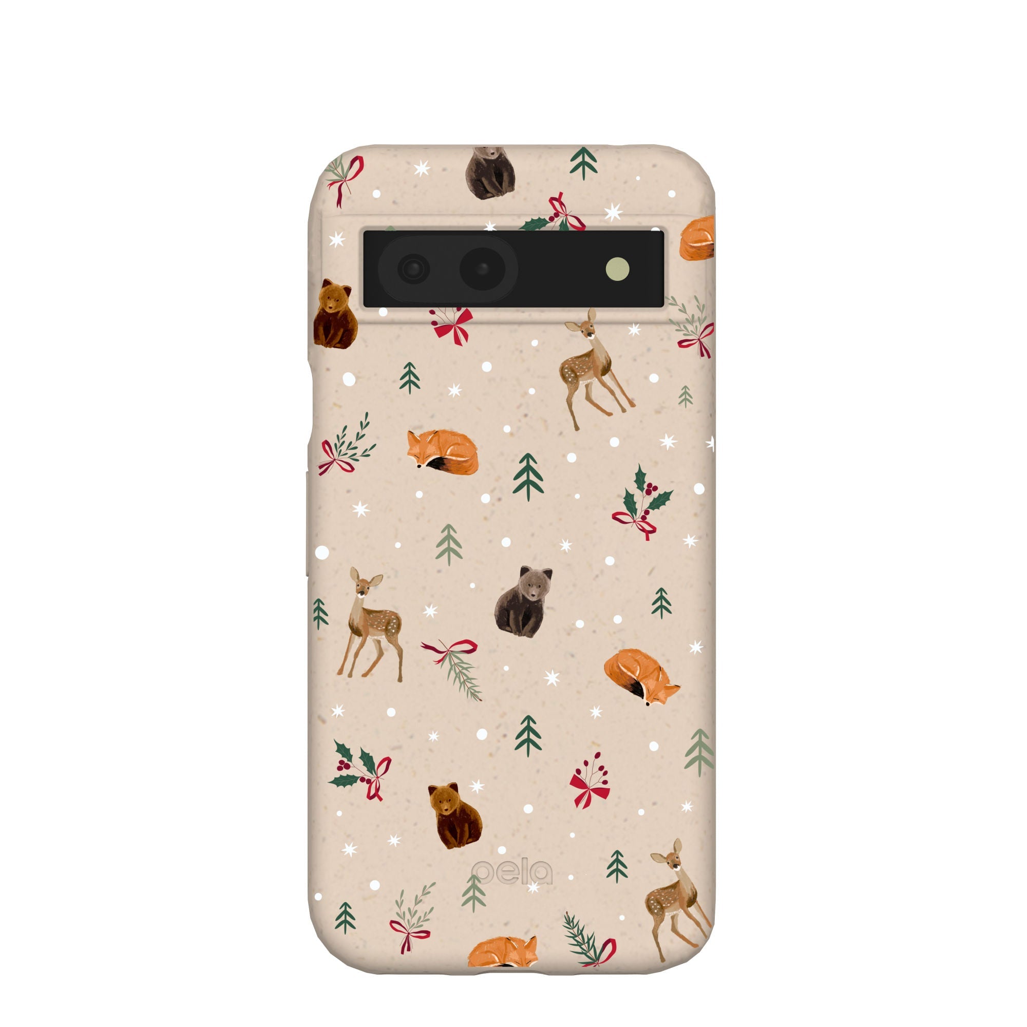 Seashell Winter Woodland Google Pixel 8a Case Refurbished - Pela Case refurbished available on Cerqular