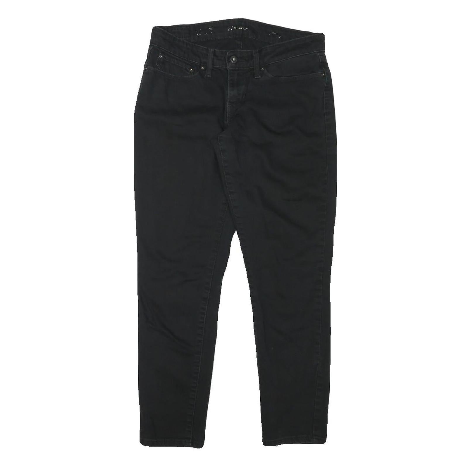 LEVI'S Womens Jeans Black Slim Skinny Denim Medium W29 L26 Classic Fit Zip Refurbished - N/A refurbished available on Cerqular