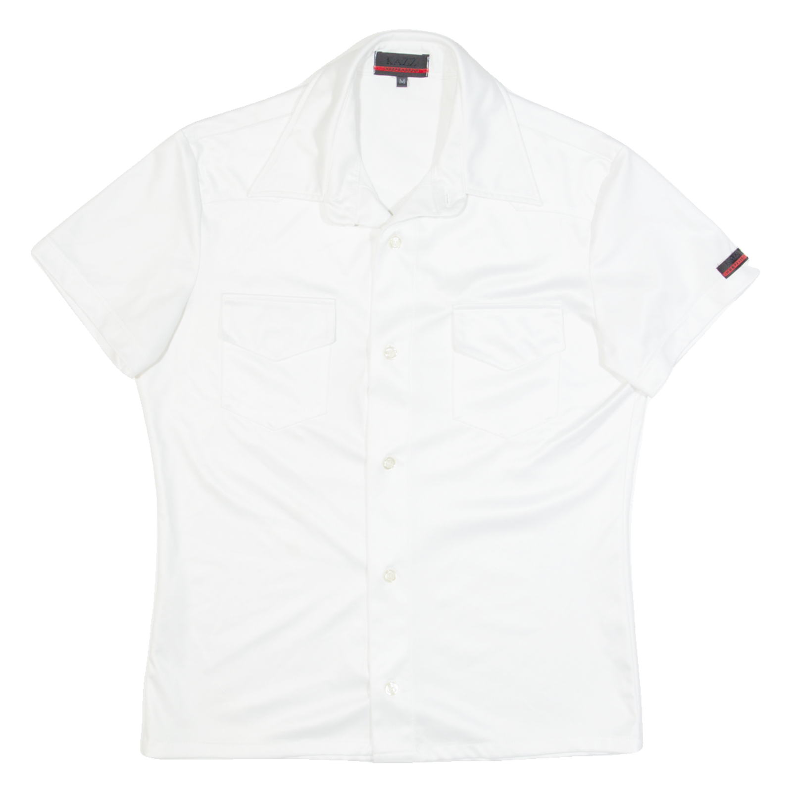 KAZZ Womens Plain Shirt White 90s M Refurbished - N/A refurbished available on Cerqular