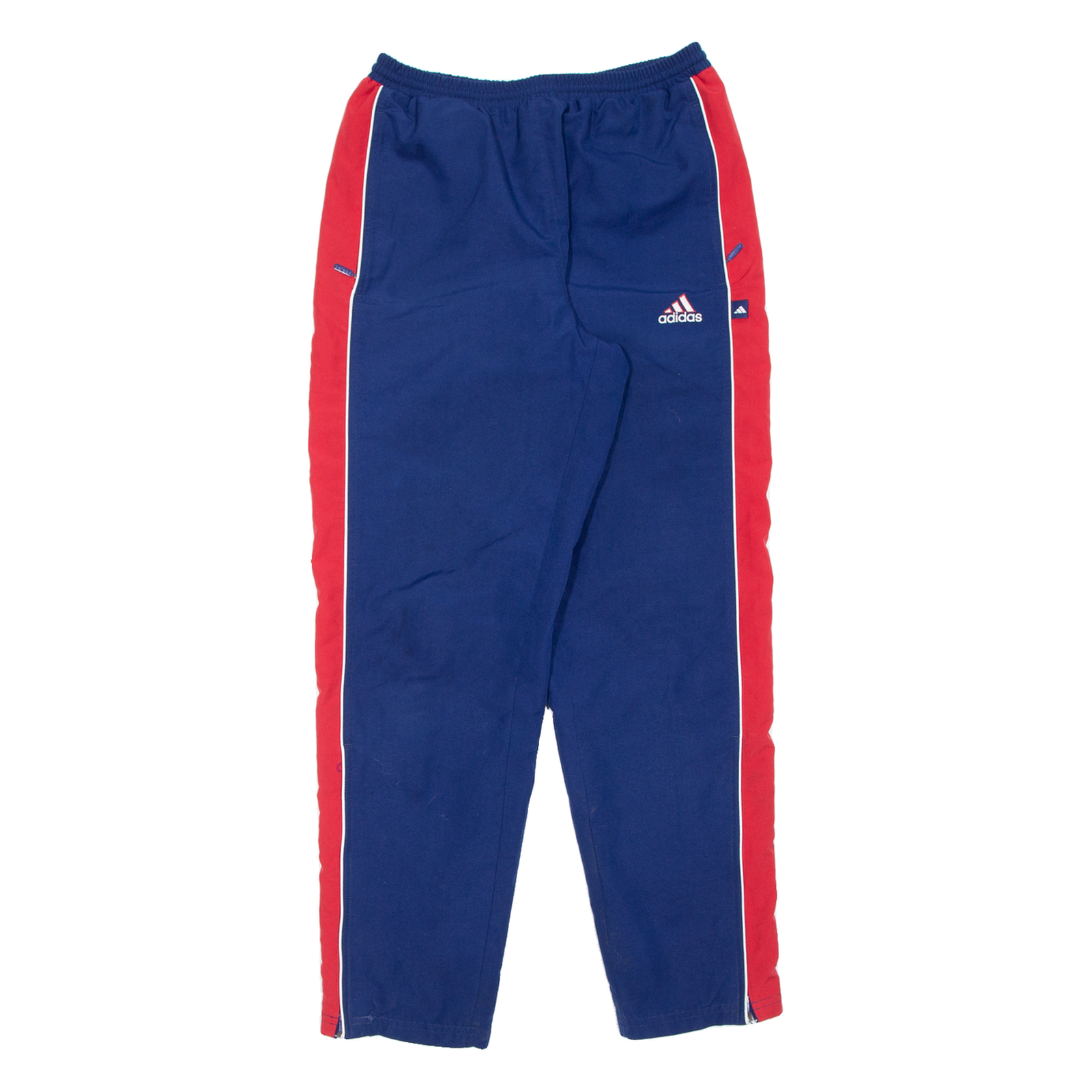 ADIDAS Mens Track Pants Blue Tapered S W28 L29 Refurbished - N/A refurbished available on Cerqular
