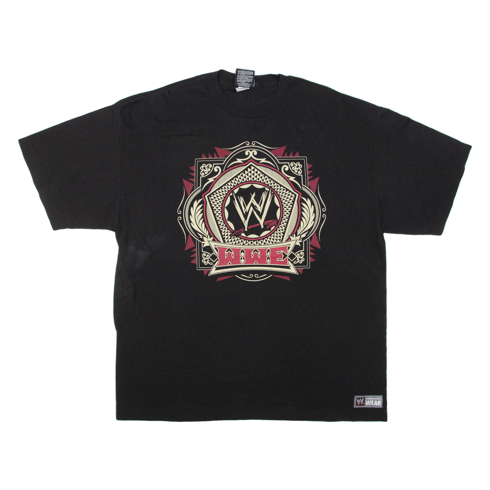 WWE Mens T-Shirt Black 2XL Refurbished - N/A refurbished available on Cerqular