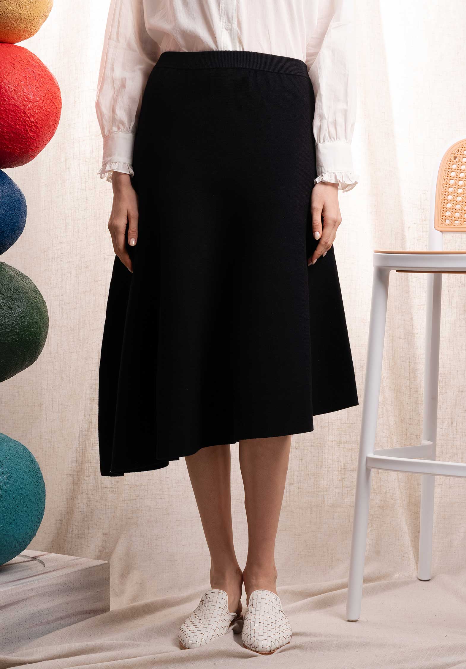 Skirt 3hvc10-v07070 Noir | Color: NOIR | Size: L Refurbished - N/A (I could not find a well-known brand with this name refurbished available on Cerqular