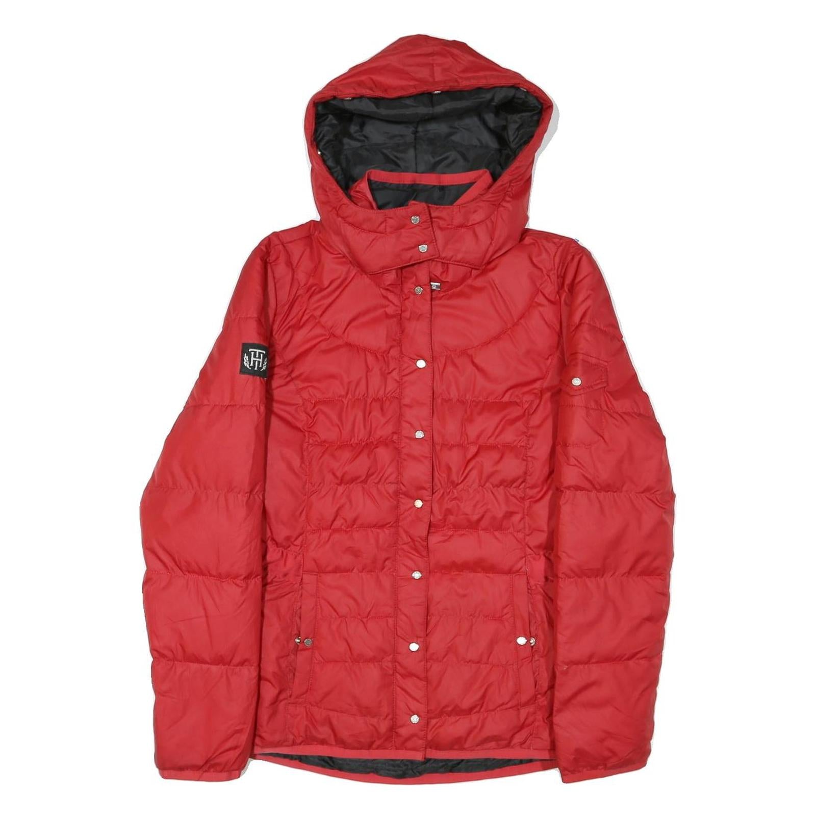 Buy TOMMY HILFIGER Womens Red Quilted Jacket M Polyester Blend Zip Hooded Classic Refurbished - $49.39 TOMMY HILFIGER Womens Red Quilted Jacket M Polyester Blend Zip Hooded Classic Refurbished - N/A refurbished available on Cerqular