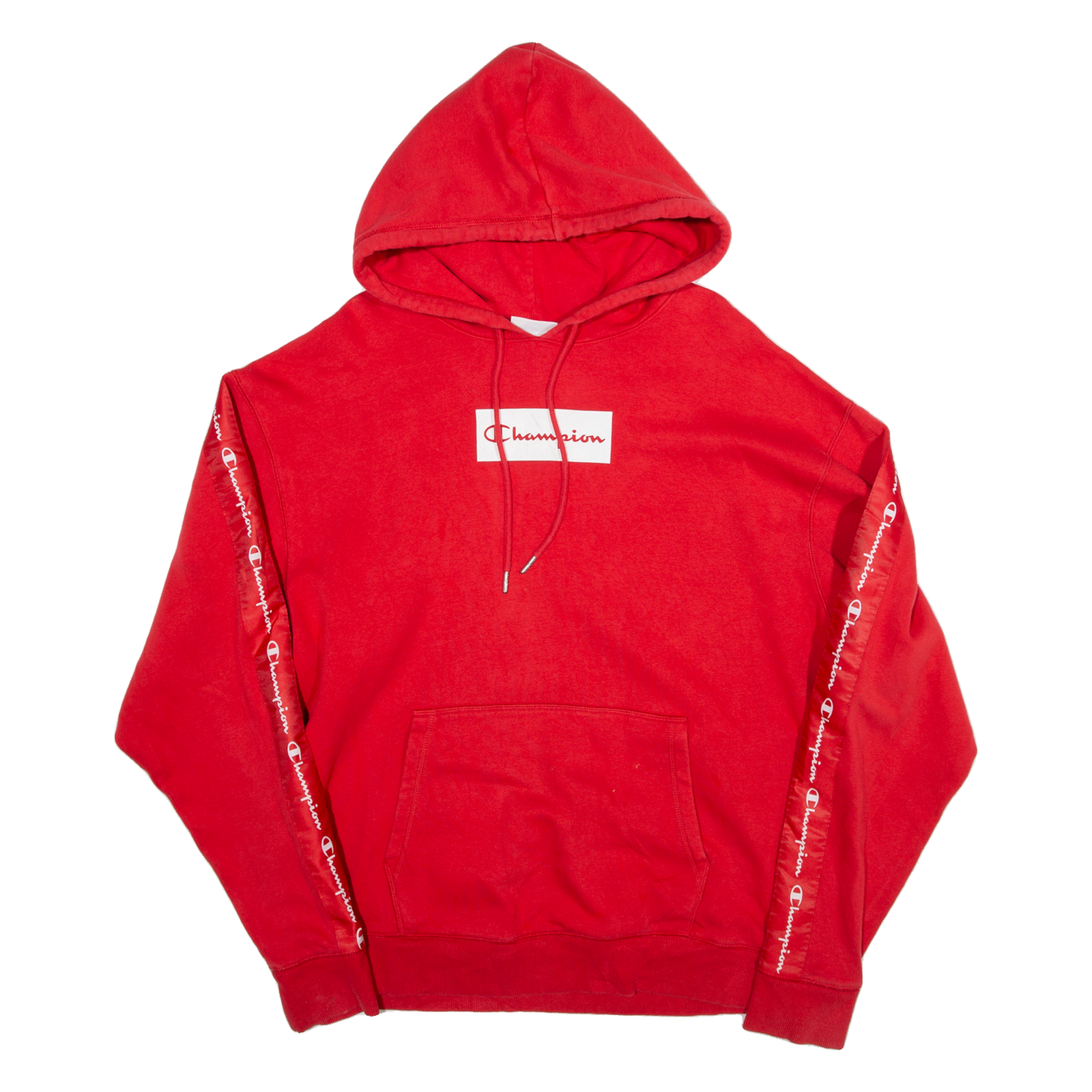 CHAMPION Classic Fleece Womens Red Hoodie L Refurbished - N/A refurbished available on Cerqular