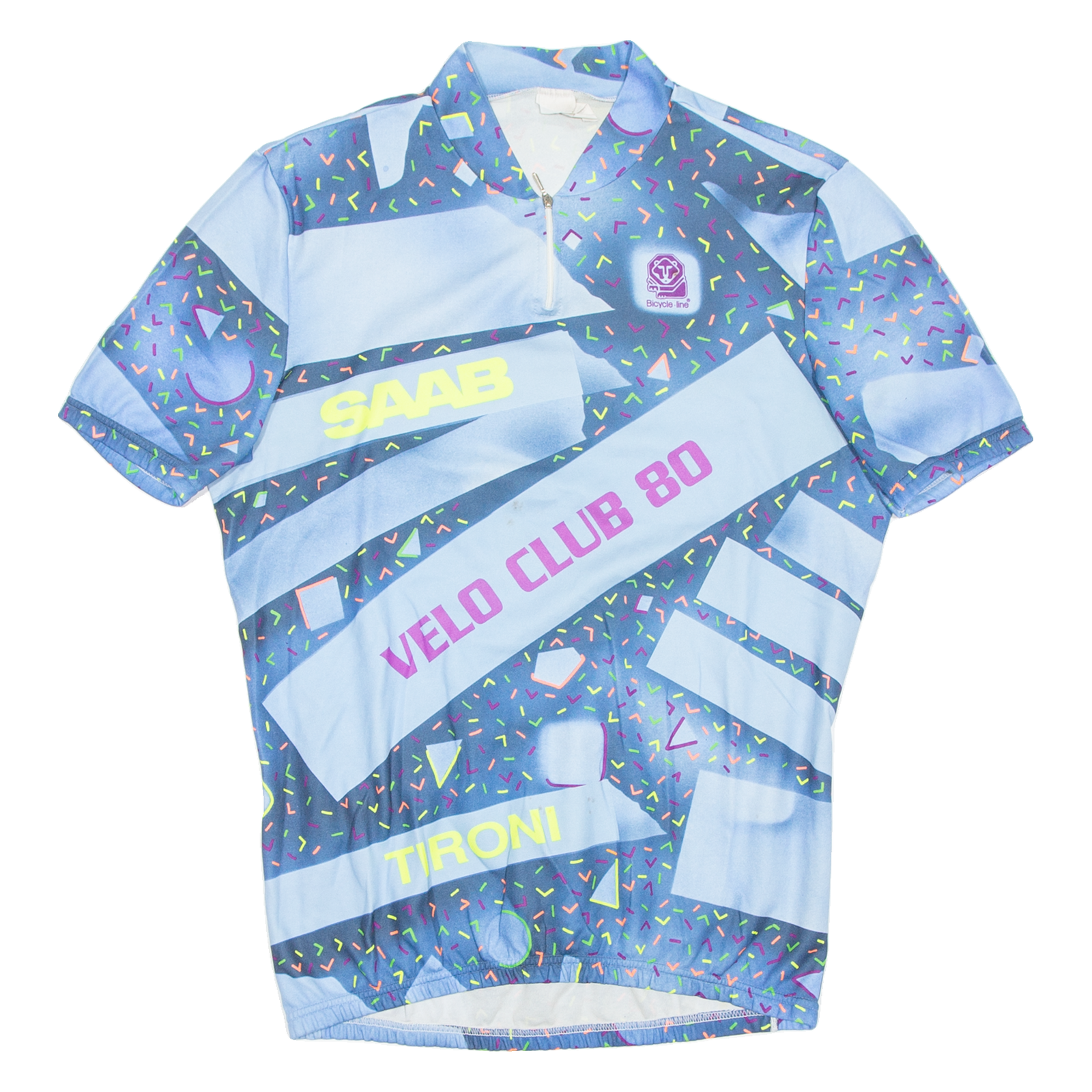 Cycling Mens Jersey Blue 1/4 Zip 2XL Refurbished - N/A refurbished available on Cerqular