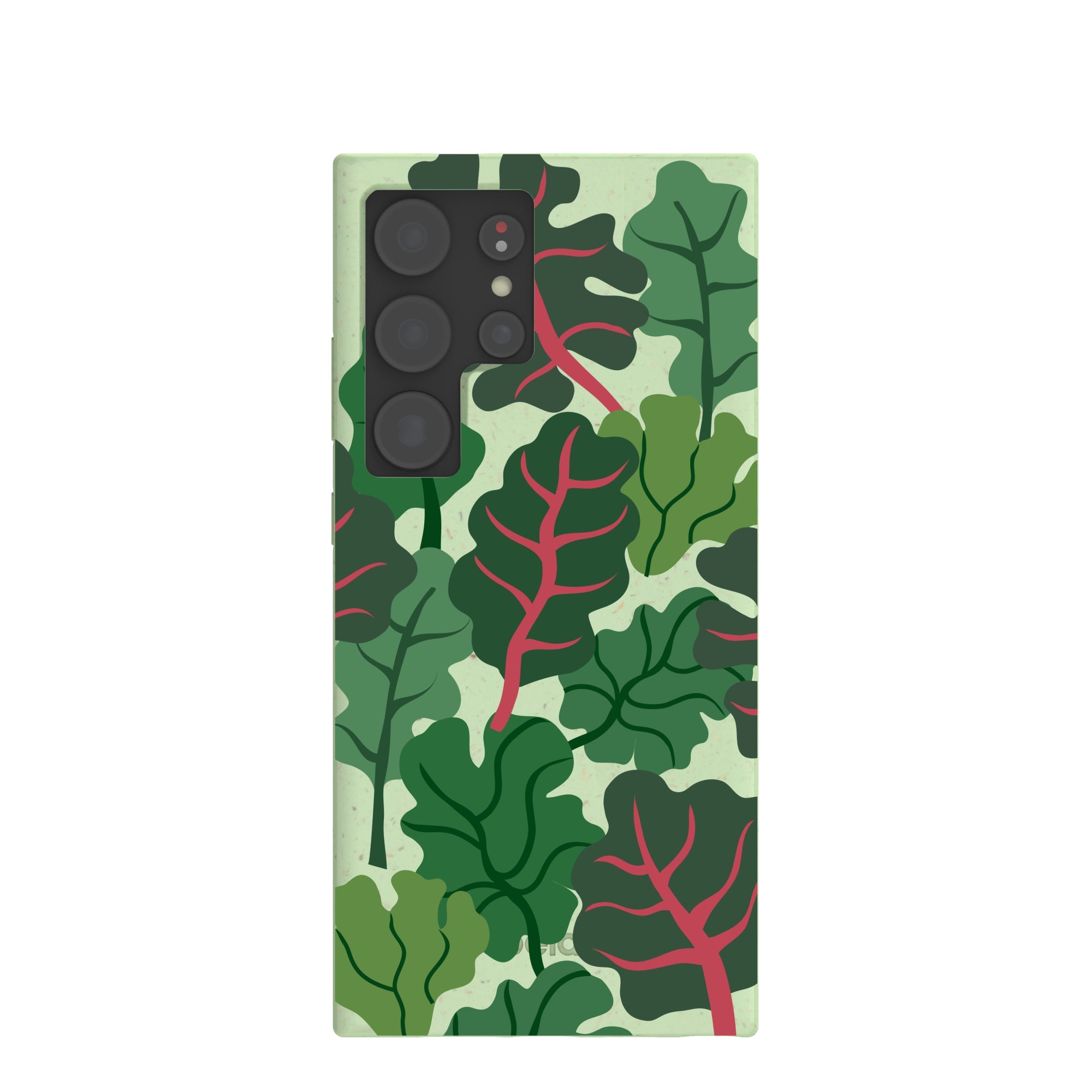 Sage Green Leafy Greens Samsung Galaxy S24 Ultra Case Refurbished - Pela Case refurbished available on Cerqular