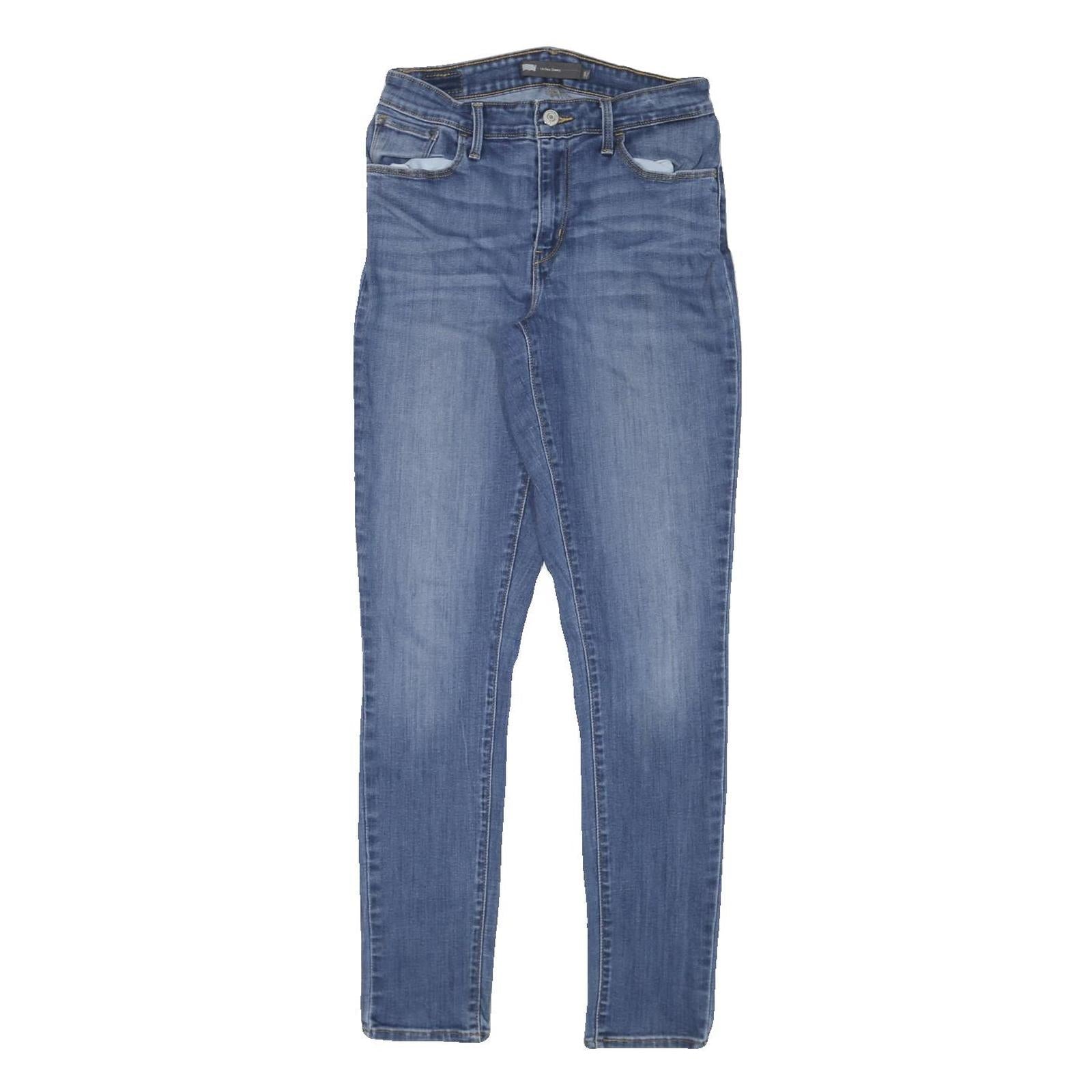 LEVI'S Womens Jeans Blue Slim Skinny Denim Light W26 L29 Stretch Cotton Blend Refurbished - N/A refurbished available on Cerqular