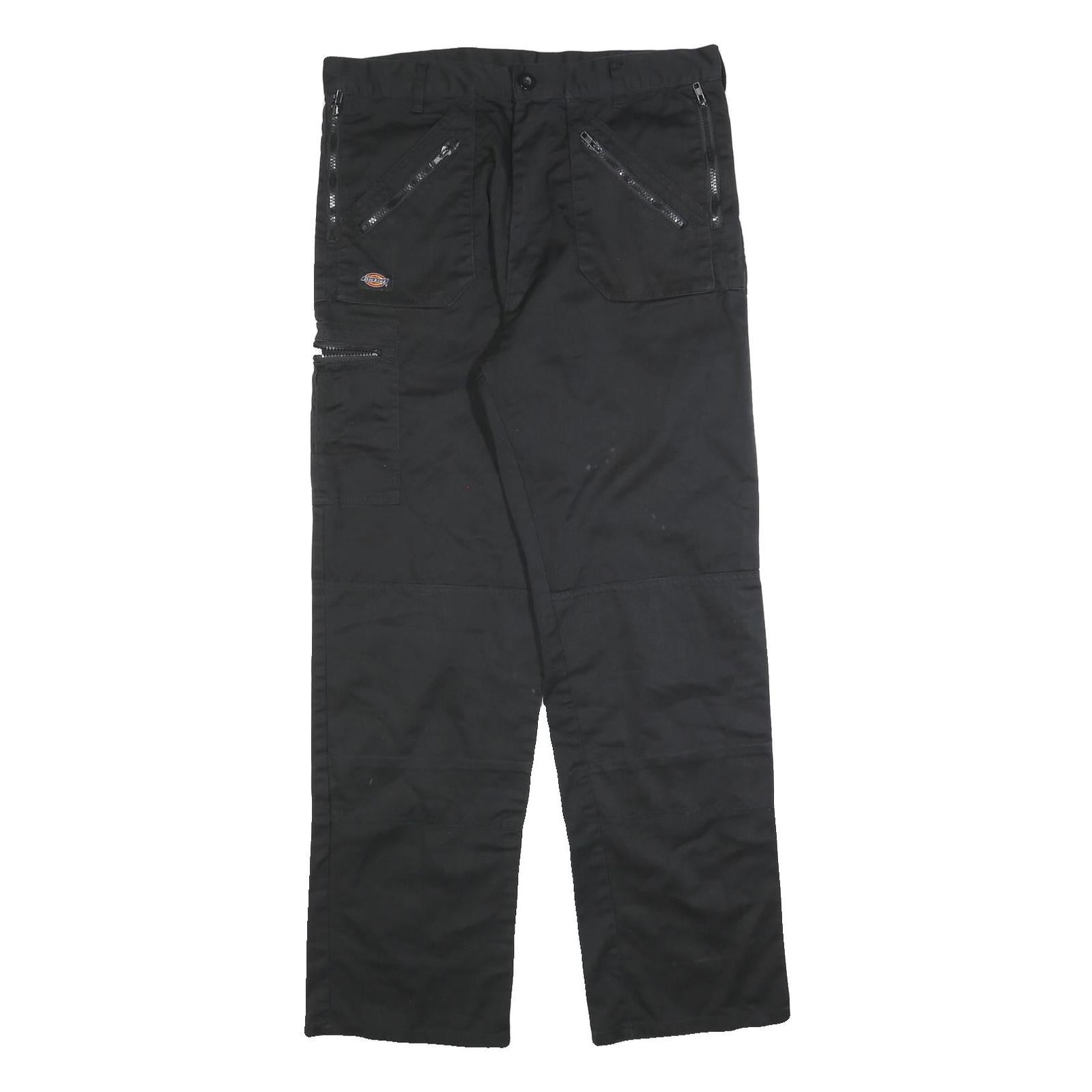 Buy DICKIES Mens Cotton Blend Black Regular Straight Trousers W36 L32 Workwear Refurbished - $37.69 DICKIES Mens Cotton Blend Black Regular Straight Trousers W36 L32 Workwear Refurbished - N/A refurbished available on Cerqular