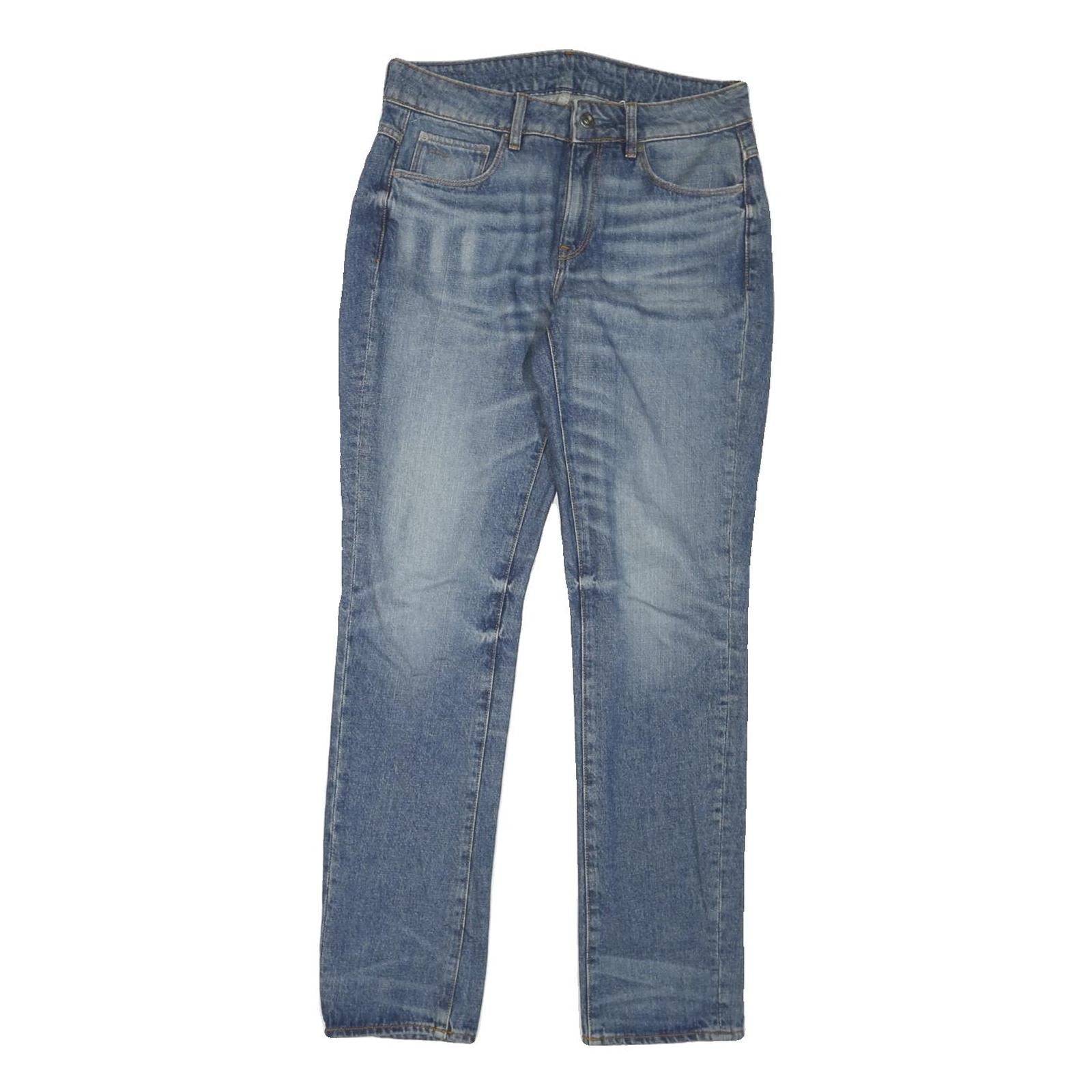 G-STAR Mens Denim Blue Regular Straight Jeans W30 L30 Zip Closure Casual Wear Refurbished - N/A refurbished available on Cerqular