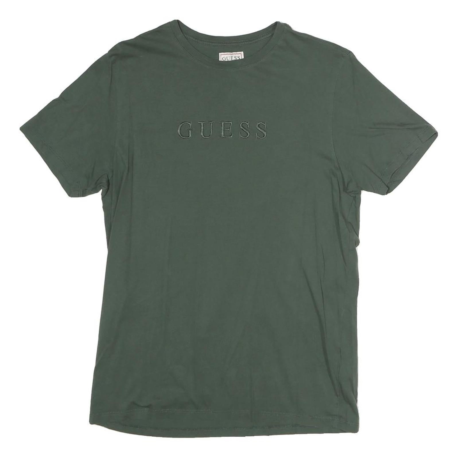Buy GUESS Mens Green M Cotton Graphic T-Shirt Short Sleeve Crew Neck Logo Refurbished - $18.19 GUESS Mens Green M Cotton Graphic T-Shirt Short Sleeve Crew Neck Logo Refurbished - N/A refurbished available on Cerqular