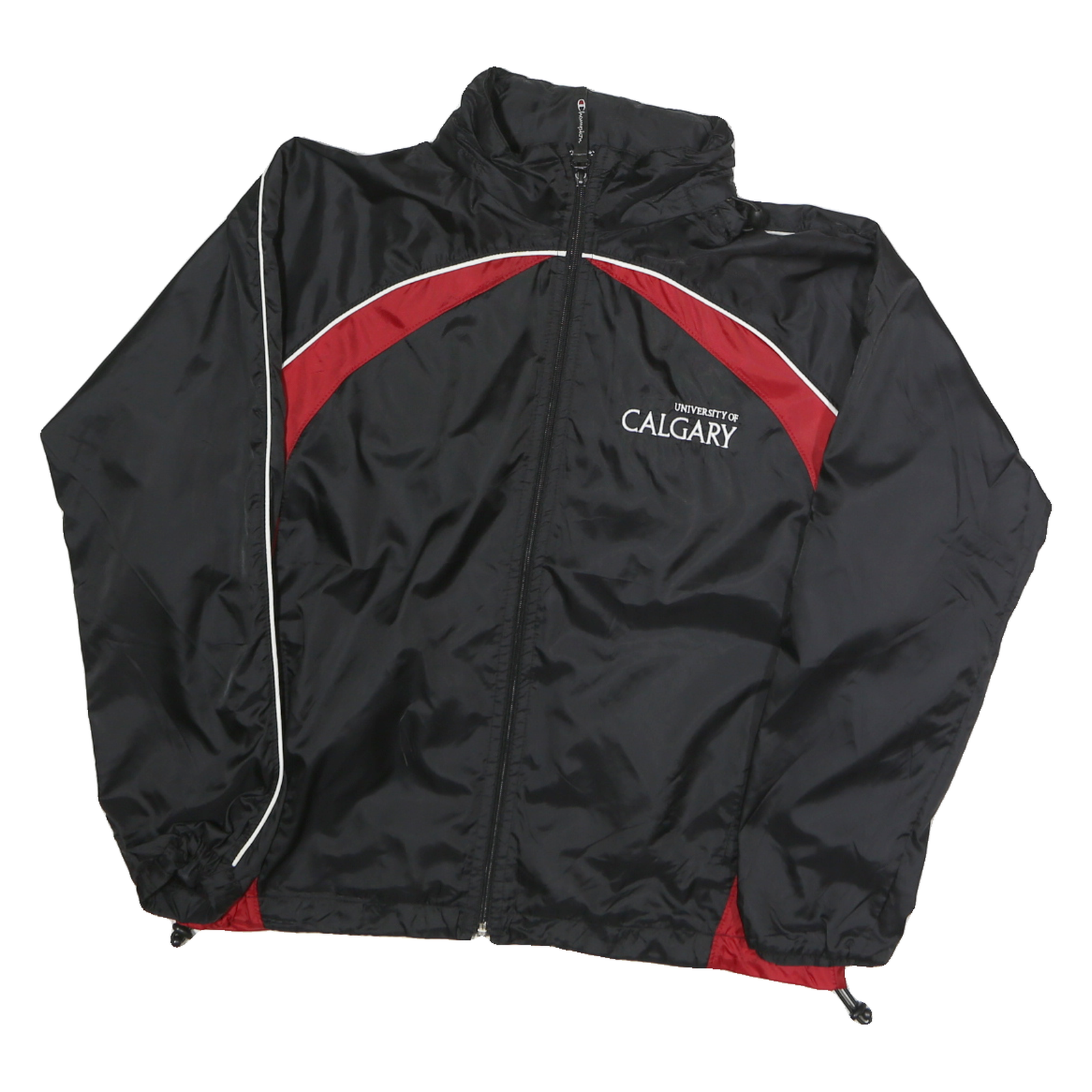Buy CHAMPION Mens Black & Red University Of Calgary Track Jacket M Polyester Zip Refurbished - $40.29 CHAMPION Mens Black & Red University Of Calgary Track Jacket M Polyester Zip Refurbished - N/A refurbished available on Cerqular