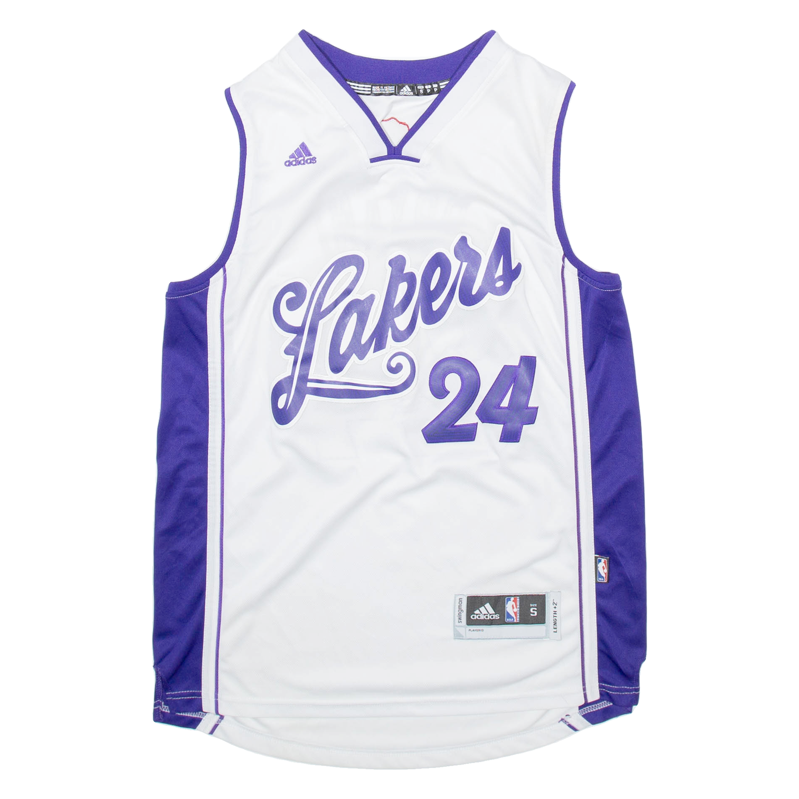 ADIDAS Lakers 24 Mens Jersey White Sleeveless USA S Refurbished - N/A refurbished available on Cerqular