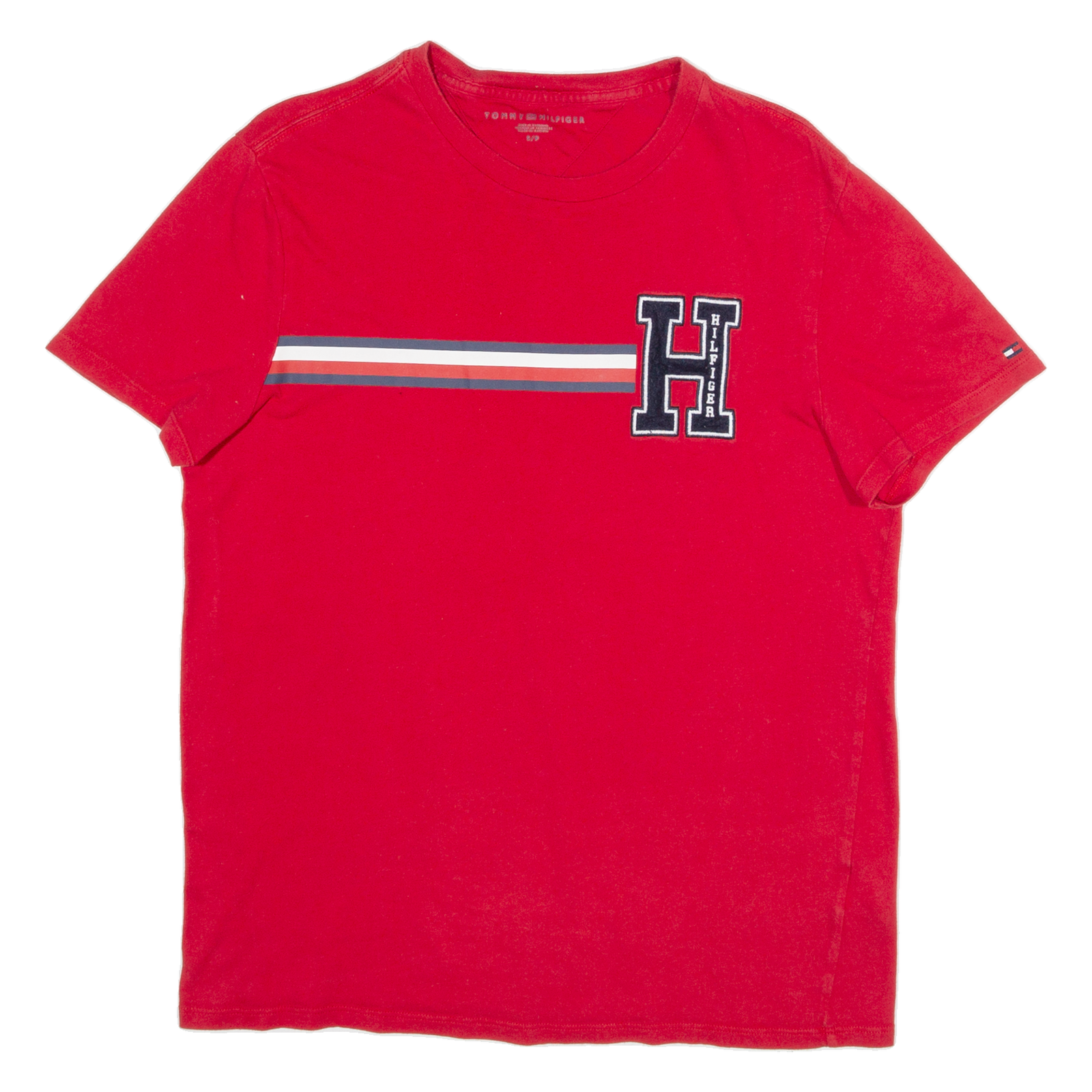 Buy TOMMY HILFIGER Mens T-Shirt Red S Refurbished - $10.13 TOMMY HILFIGER Mens T-Shirt Red S Refurbished - N/A refurbished available on Cerqular