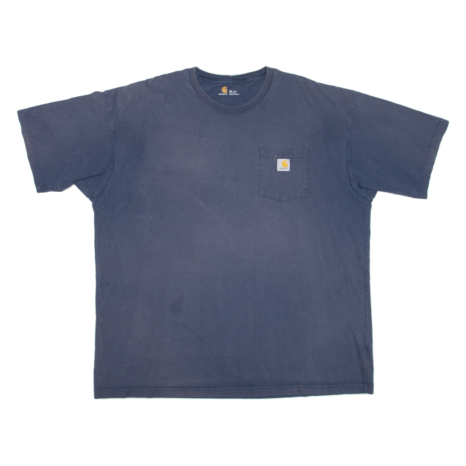 CARHARTT Tall Mens T-Shirt Blue 2XL Refurbished - N/A refurbished available on Cerqular