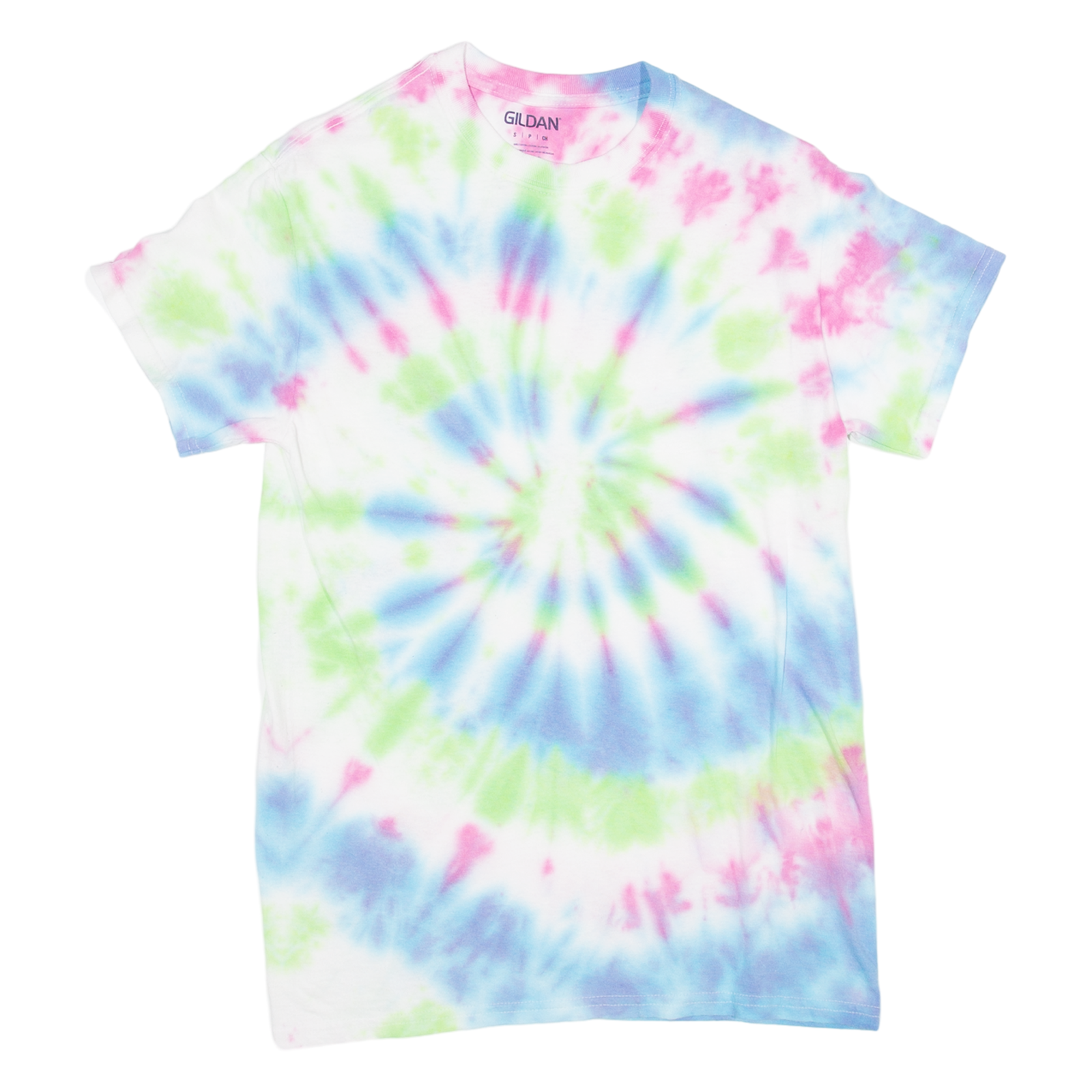 GILDAN Mens Tie Dye T-Shirt White S Refurbished - N/A refurbished available on Cerqular