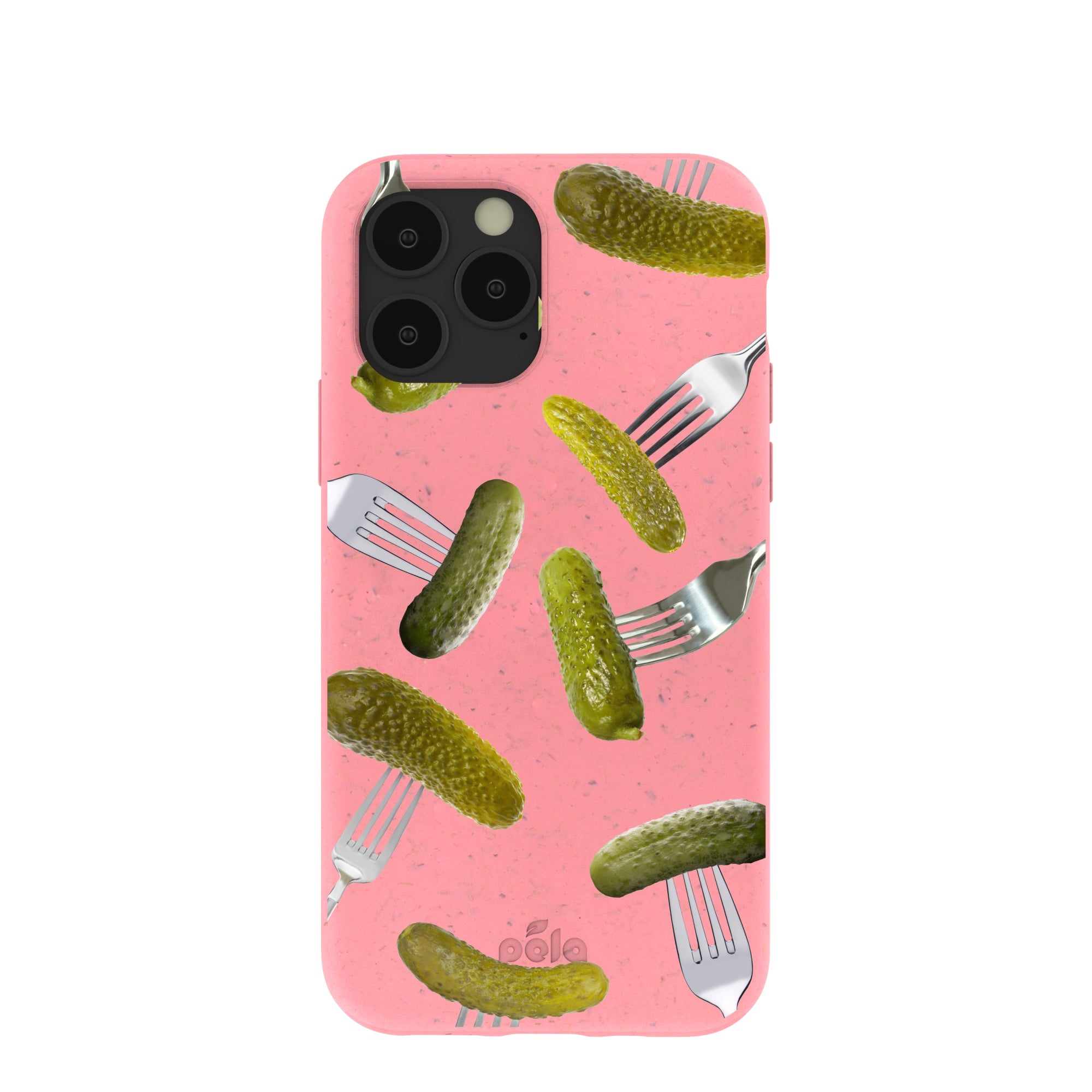 Bubblegum Pink Pickle Party iPhone 11 Pro Case Refurbished - Pela Case refurbished available on Cerqular